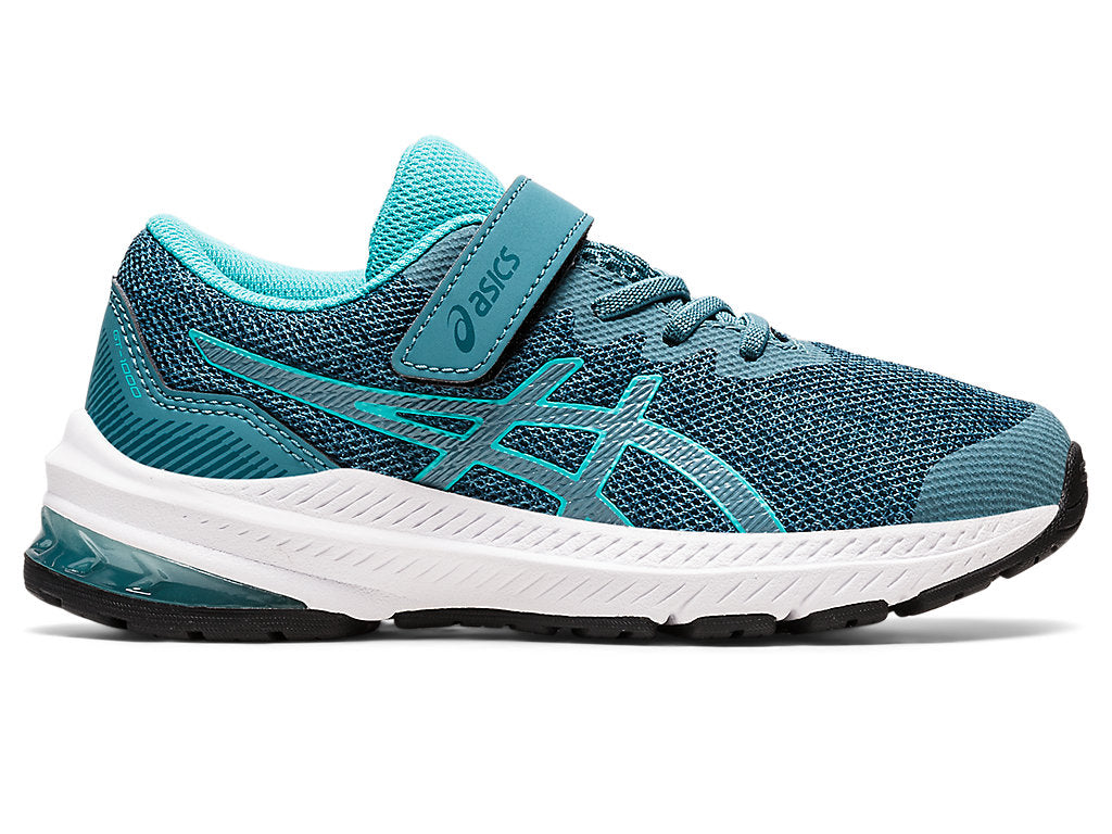 ASICS GT-1000 11 PS Kids Running Shoes - Velvet Pine/Misty Pine | Lightweight & Supportive for Training, Jogging & School Sports