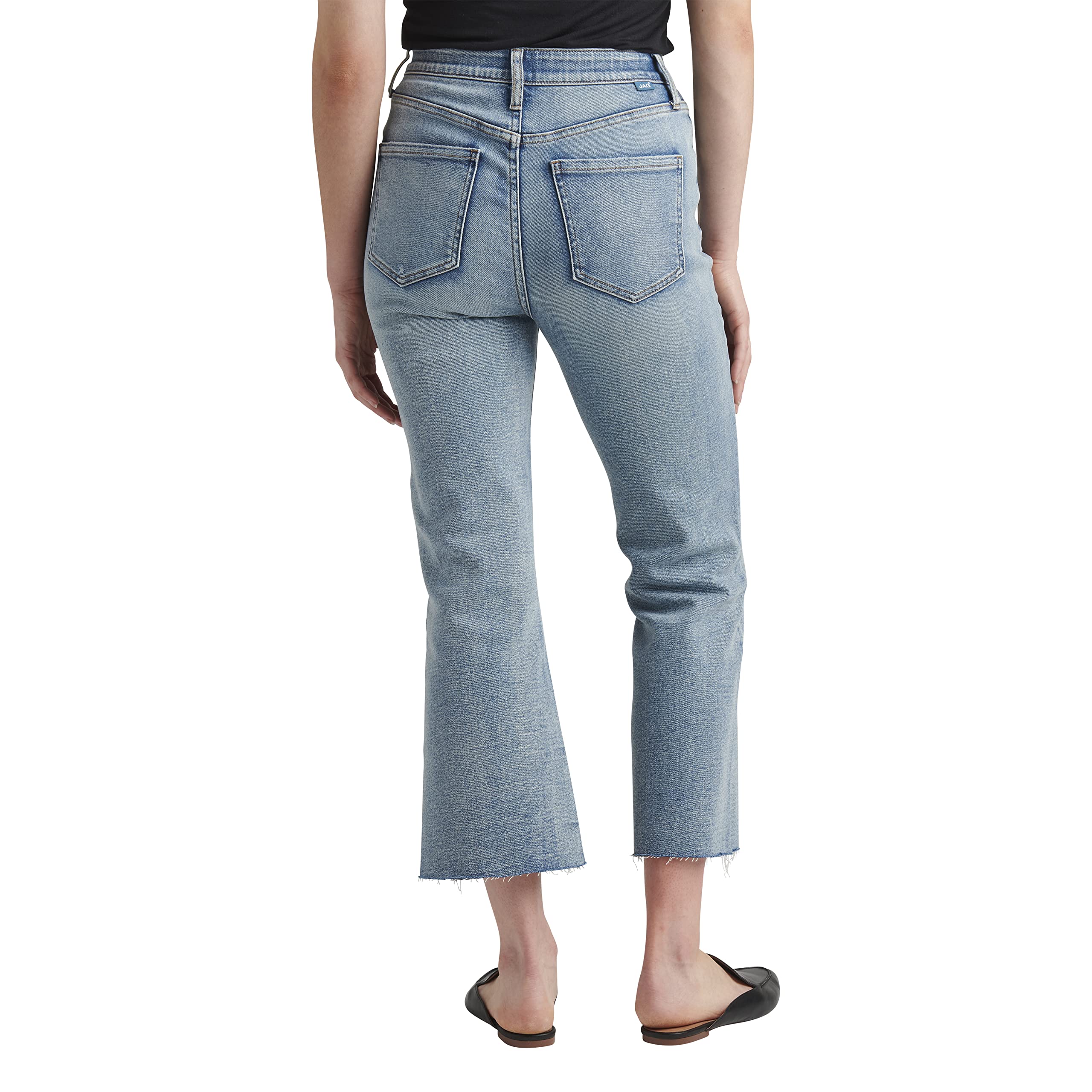 Jag Jeans Women's Phoebe High Rise Cropped Bootcut Jeans - Stylish & Comfortable Denim Pants for Casual Wear, Office & Night Out