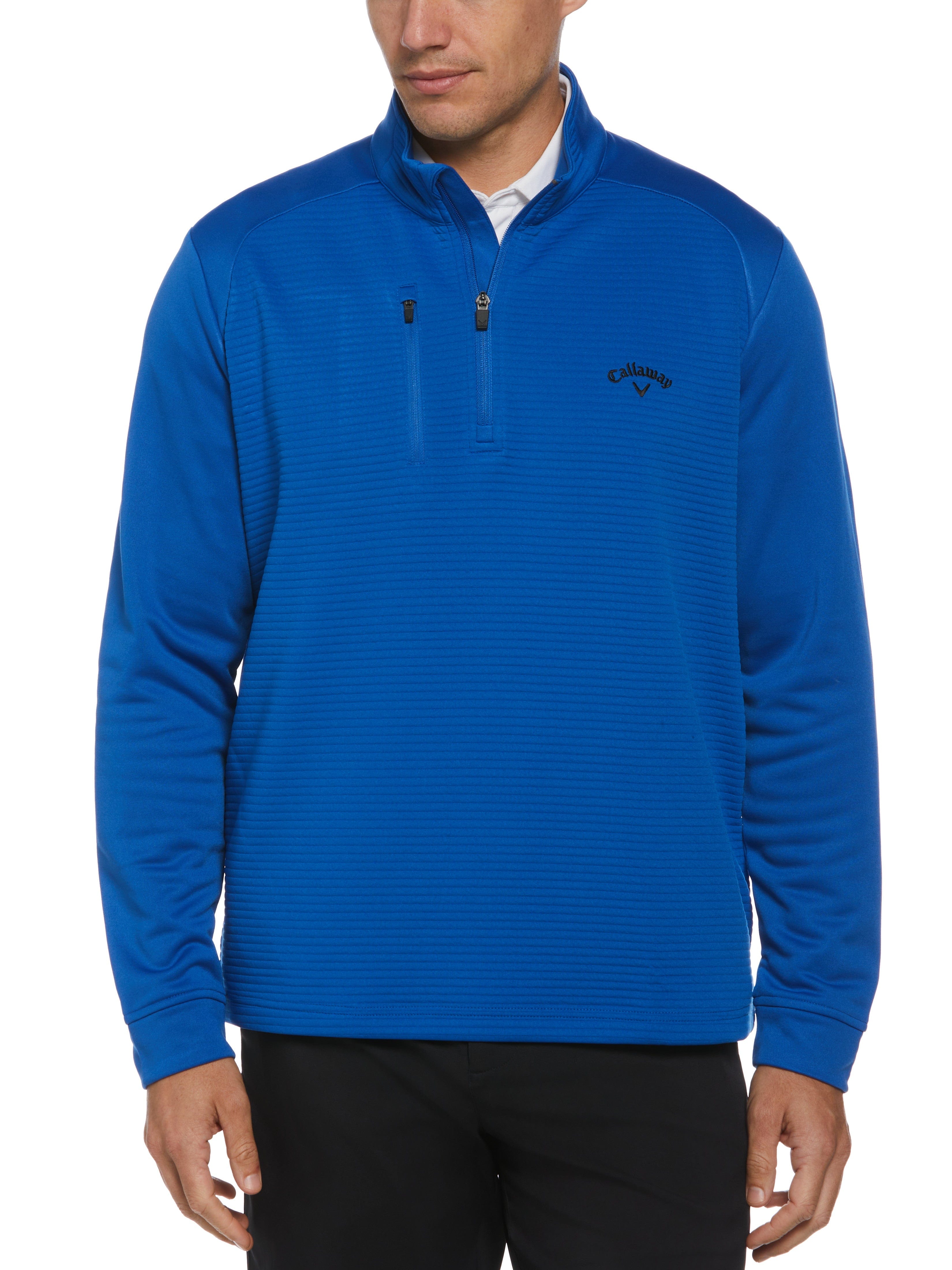 Textured Stripe 1/4 Zip Pullover Sweater for Men - Lightweight Casual Knit Top for Fall & Winter Layering | Perfect for Office, Outdoor Activities and Weekend Wear