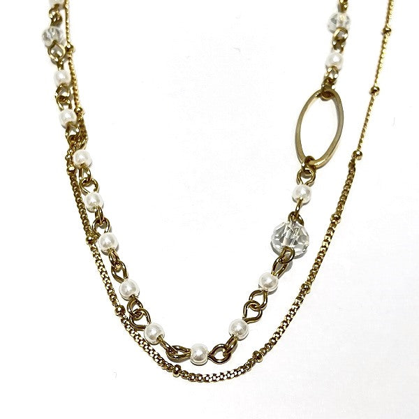 23K Gold Plated Long Necklace for Women - Elegant Layering Jewelry for Daily Wear, Parties & Special Occasions