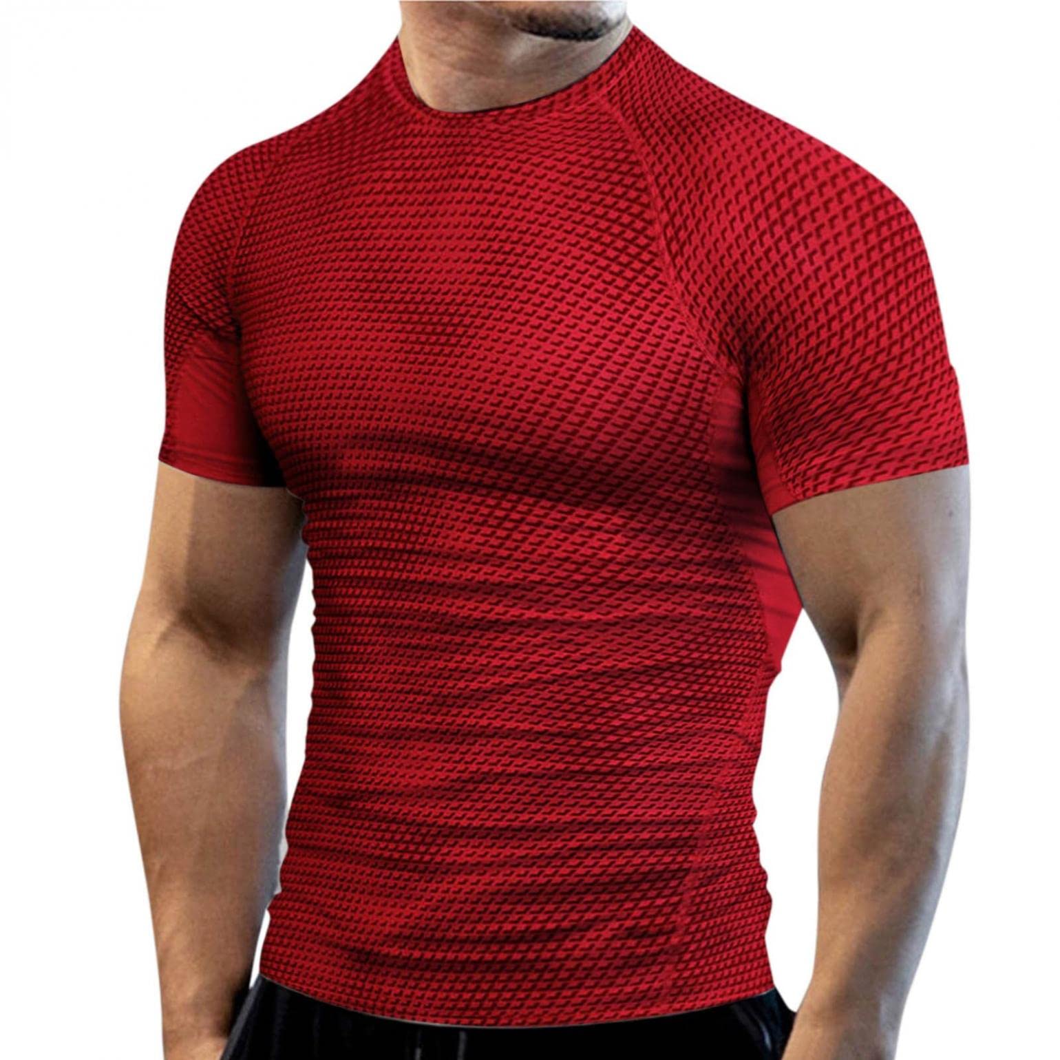 Men's Quick Dry Compression Shirts - Workout & Athletic Tops for Gym