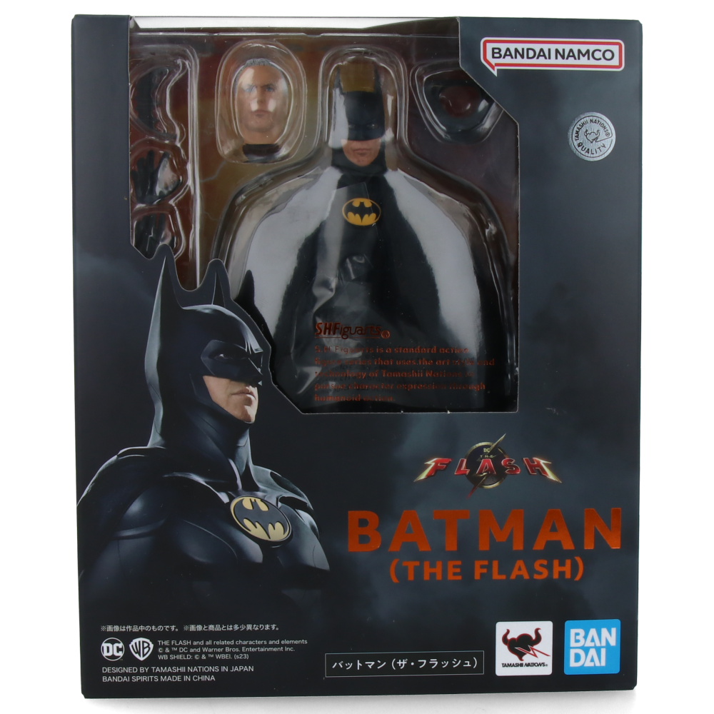 Batman (The Flash) S.H. Figuarts Action Figure - Collectible DC Comics Movie Character Model for Display & Cosplay