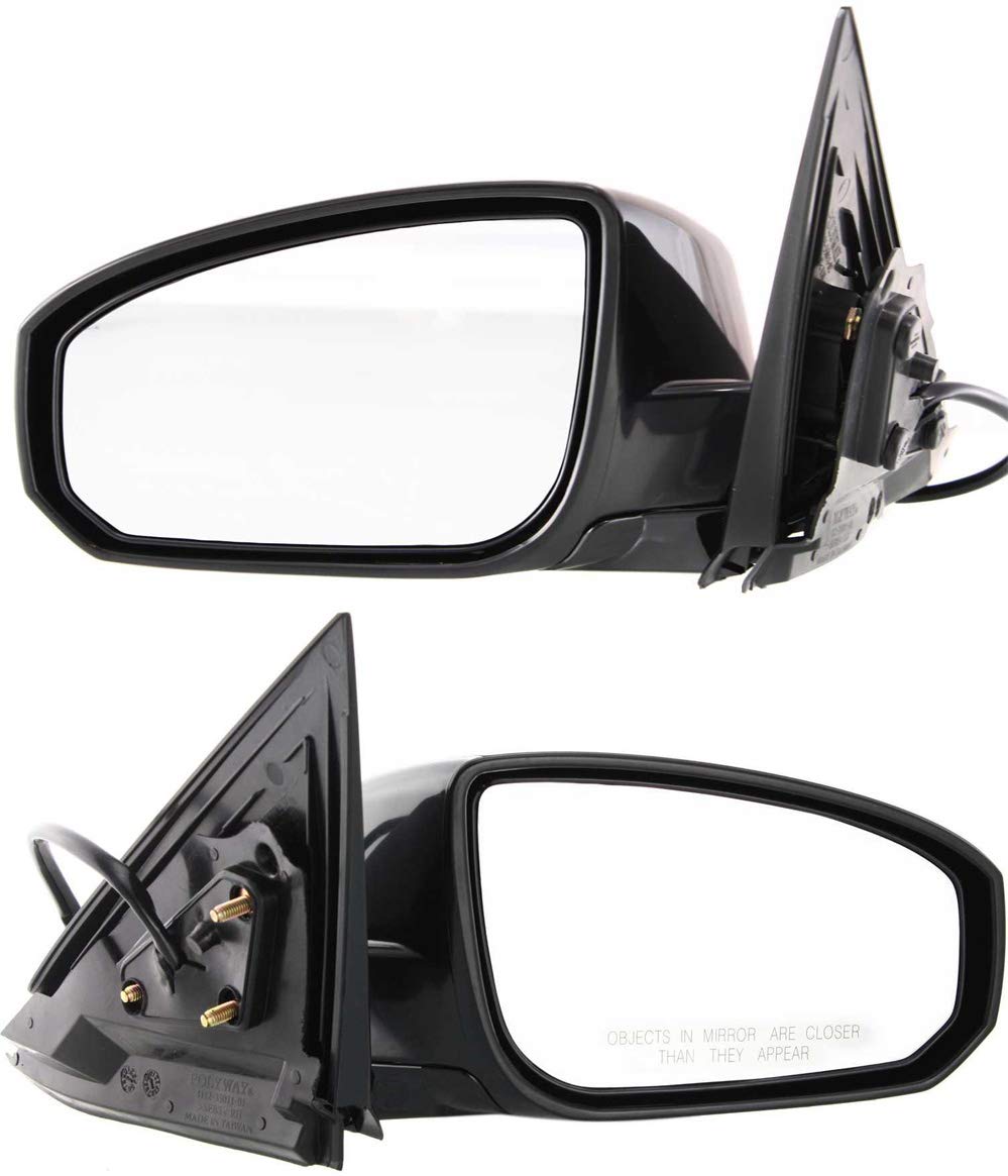 Kool Vue Power Heated Side Mirrors for 2004-2008 Nissan Maxima - Driver & Passenger Side, Paintable - Defrost & Improve Visibility in Cold Weather