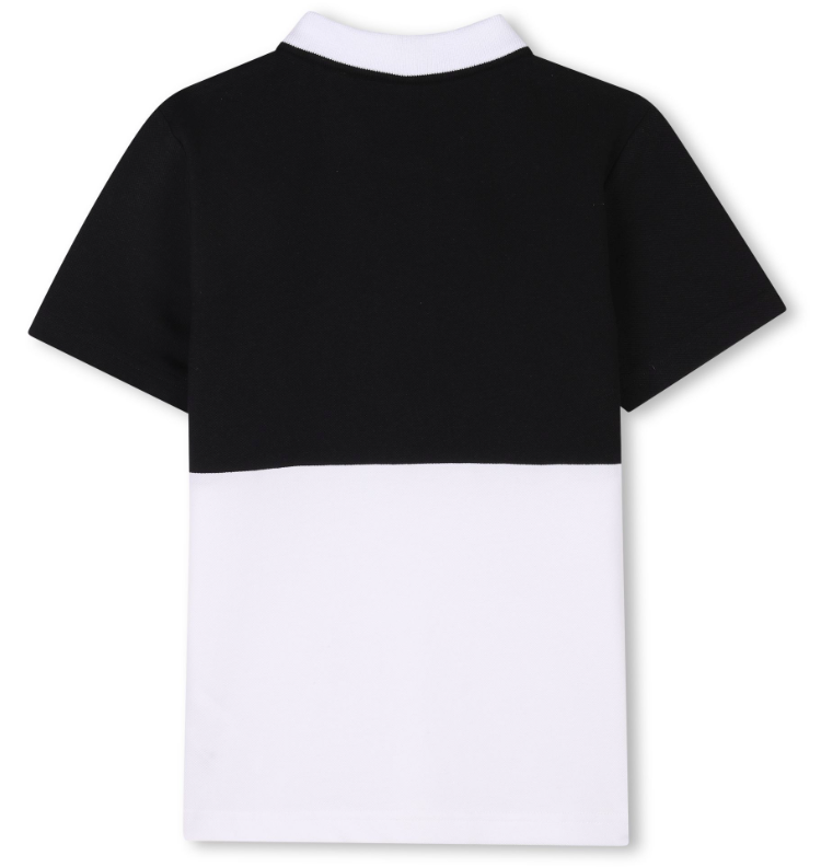 DKNY Boys' Short Sleeve Polo Shirt - Classic Cotton Knit Top for Kids (Size 4-10 Years) - Perfect for School Uniforms, Casual Wear & Special Occasions