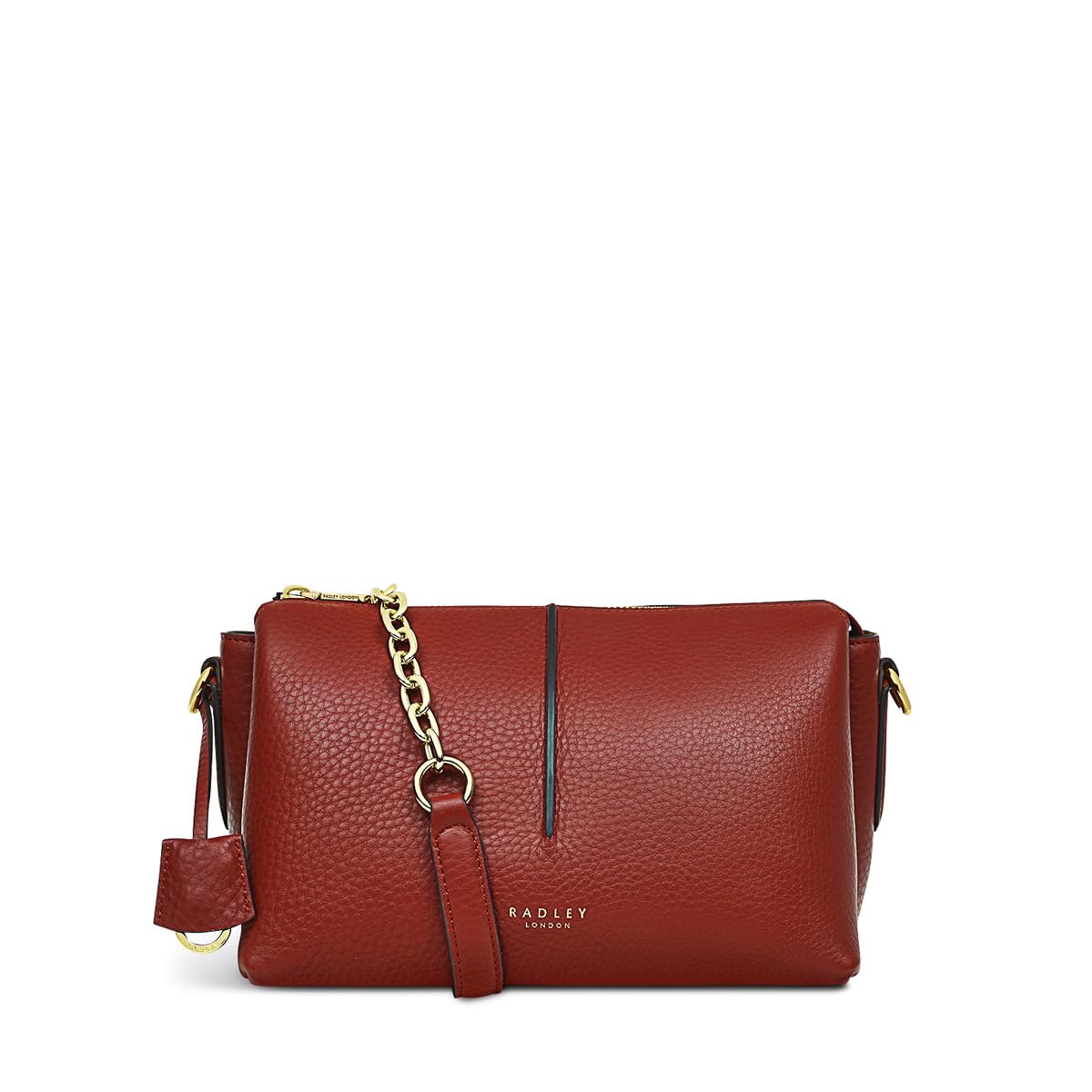 RADLEY London Hillgate Place Small Crossbody Bag with Chain Strap & Ziptop - Stylish & Compact Purse for Women, Perfect for Daily Use, Travel, and Shopping