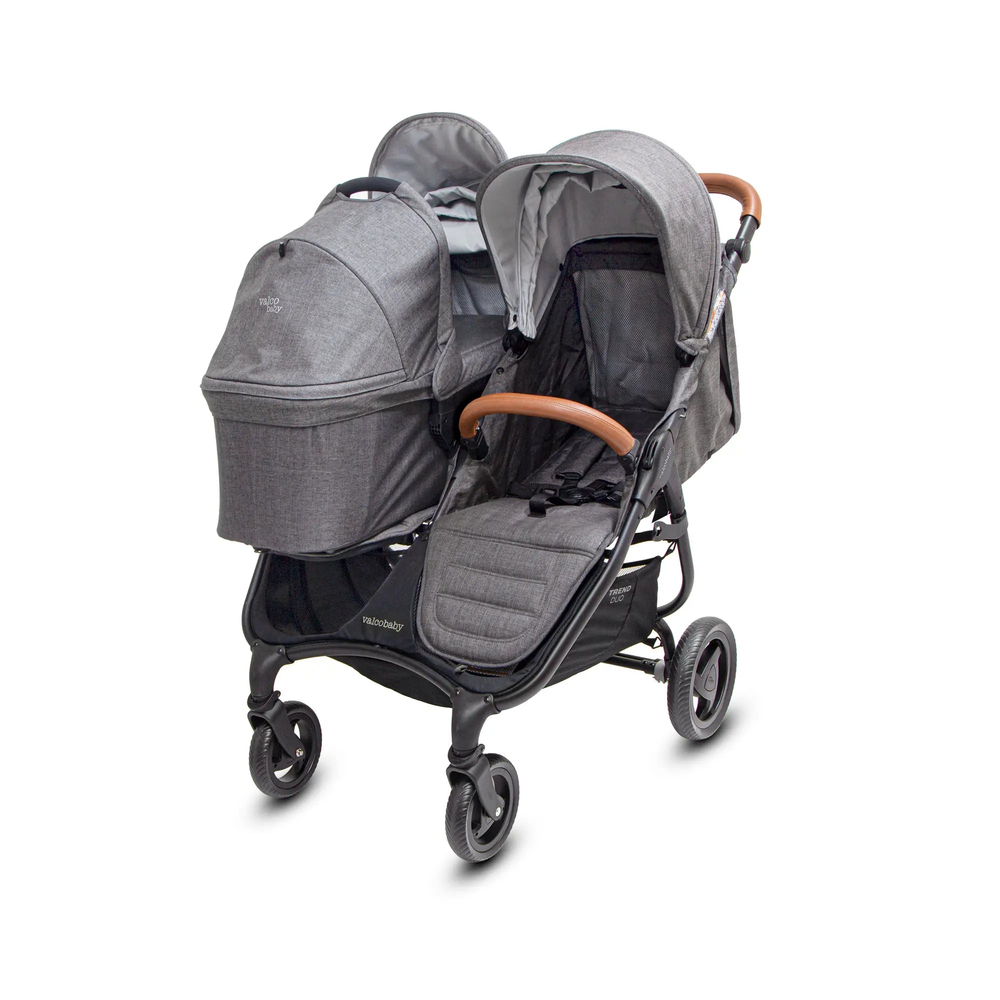 Valco Baby Trend Duo Bassinet - Portable Infant Crib for Newborns & Babies | Lightweight, Compact & Safe Sleeping Solution for Home, Travel & Nursery Use