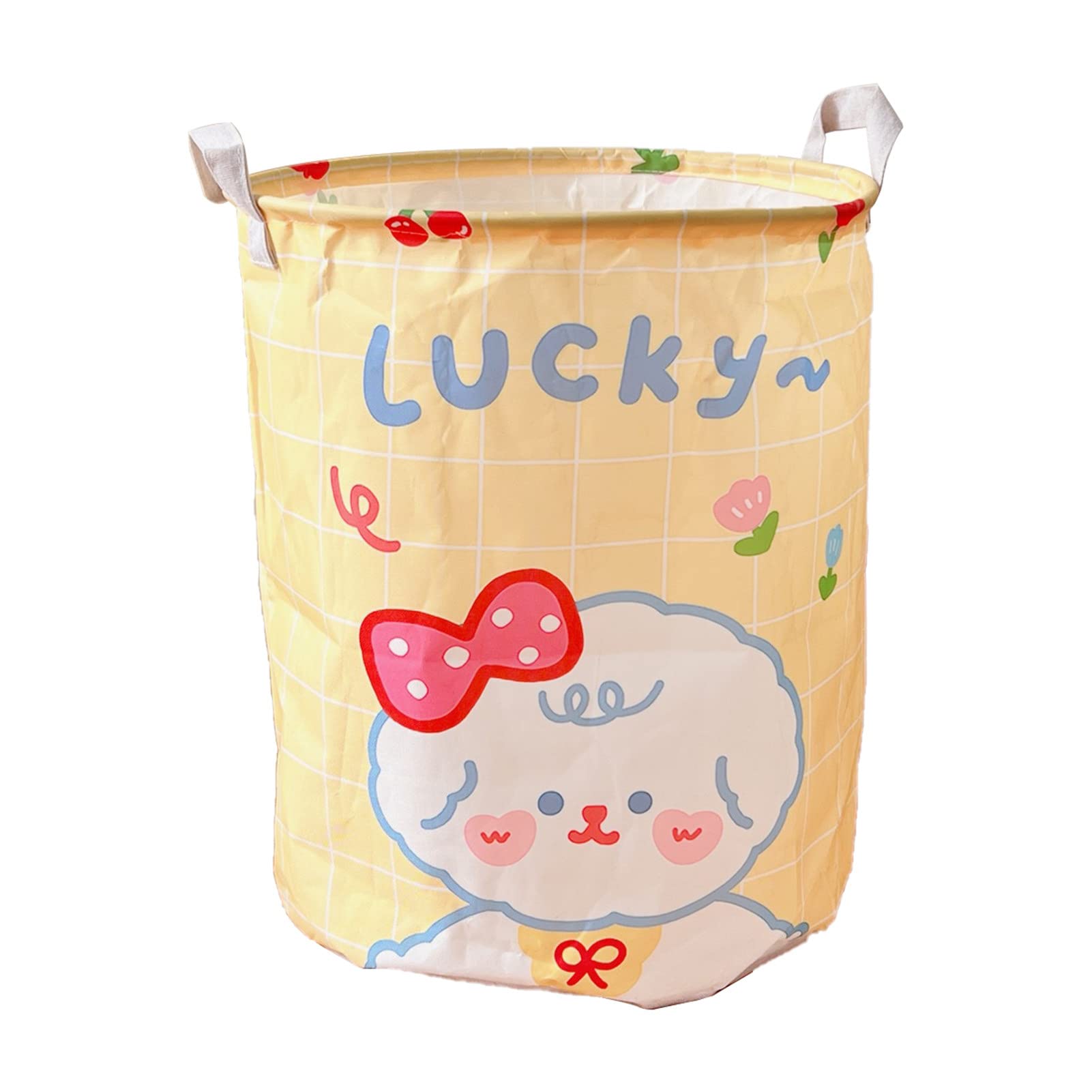 Hwangli Large Capacity Fabric Storage Basket - Foldable Laundry Hamper for Clothes, Toys & Sundries | Perfect for Home, Bedroom, Nursery & Daily Organization