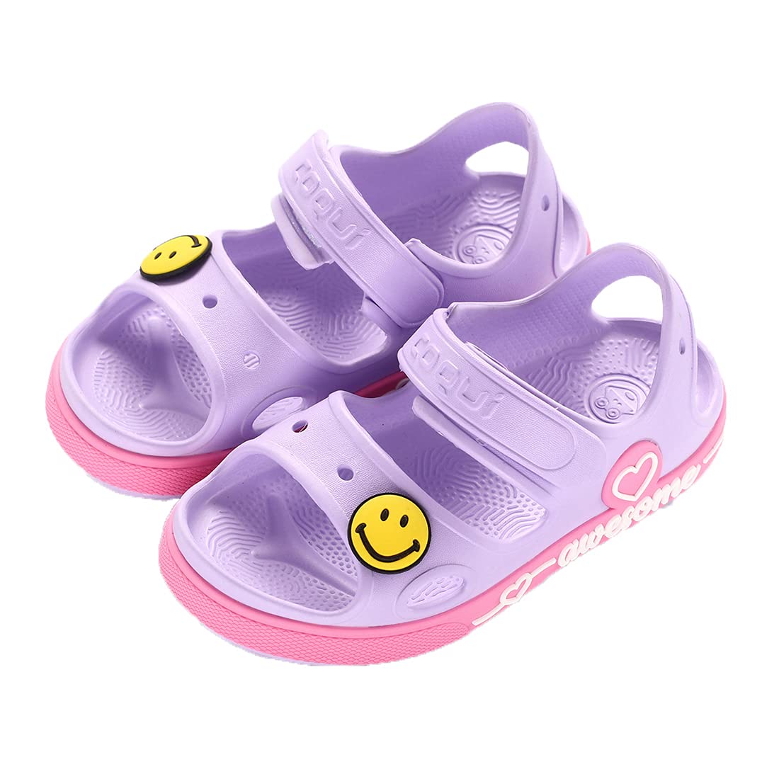 **Boys Girls Sports Sandals - Lightweight Beach Water Shoes with Hook & Loop Closure for Toddler & Little Kid - Perfect for Swimming, Surfing & Outdoor Play**