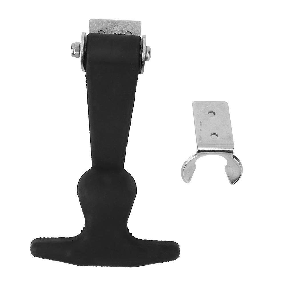 Black Rubber Air Tight Security Box Latch - Heat Resistant Insulation Buckle for Hardware Fasteners | Ideal for Storage Containers, Toolboxes & Industrial Applications