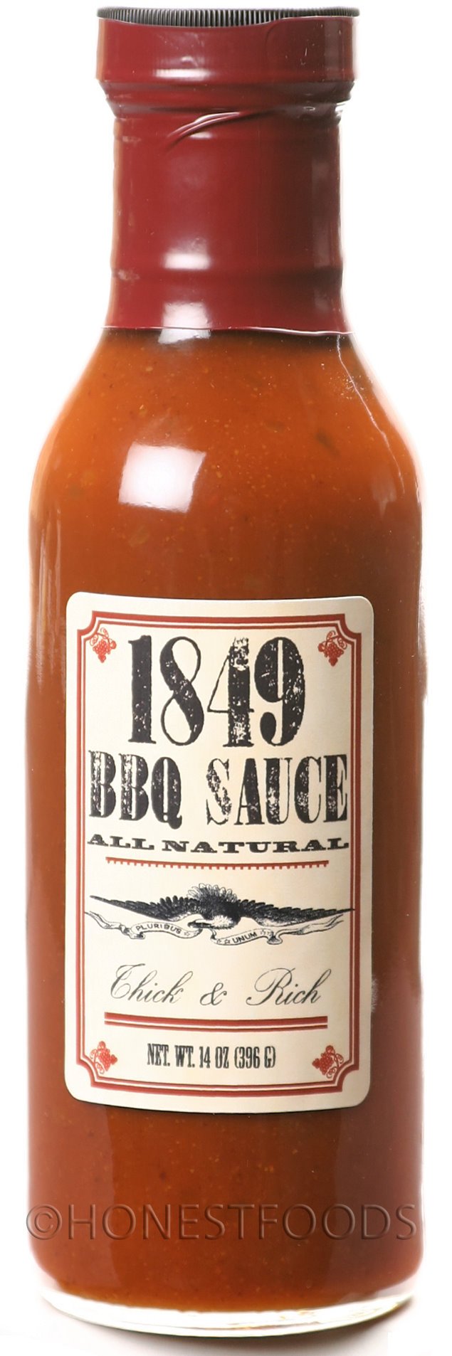 1849 Gluten Free BBQ Sauce - Smoky & Tangy Barbecue Sauce for Grilling, Dipping & Marinating - Perfect for Ribs, Chicken & Vegan Dishes