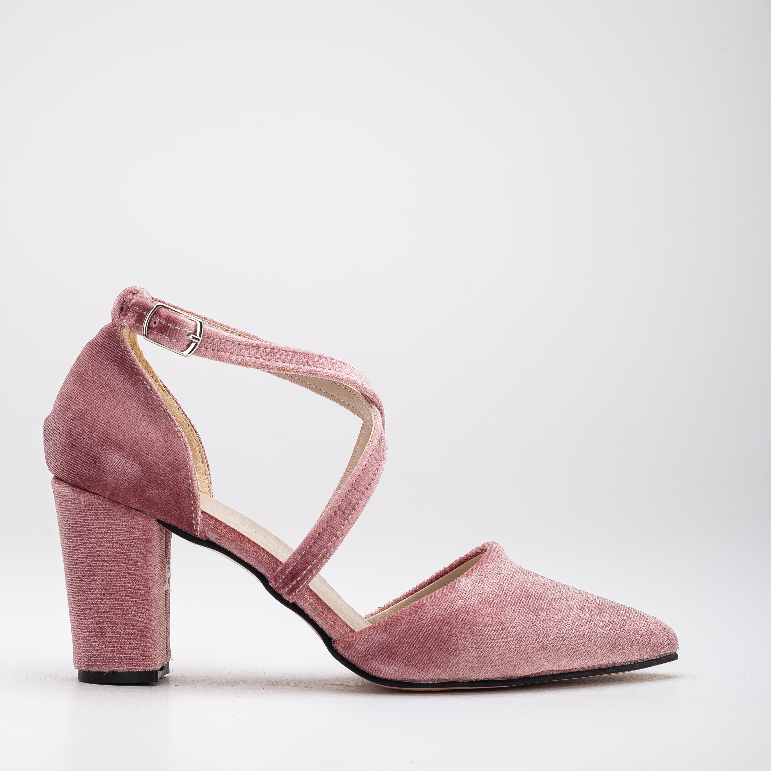 Royal Rose Velvet Bridal Shoes for Women - Elegant Wedding Heels with Comfortable Cushioning | Perfect for Bridal Ceremonies, Proms, and Formal Occasions