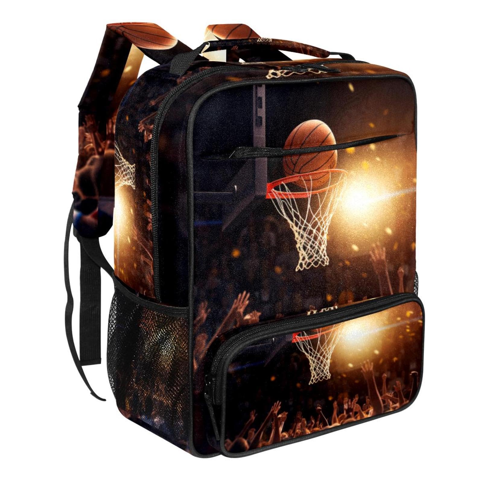 Best Travel Backpack for Women & Men - Durable Basketball Backpack with Hoop - Perfect for Gym, School & Outdoor Adventures