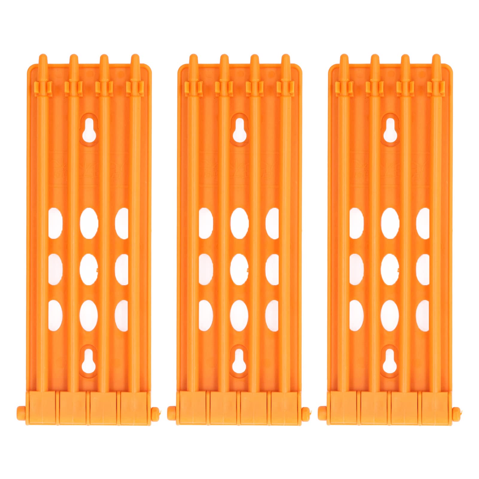 Acouto 3Pcs Pigeon Foot Rings Frame - 4 Column Independent Space-Saving Design for Racing Pigeons & Parrots | Durable Yellow Foot Place for Pigeon Farms | Perfect for Pigeon Racing, Breeding & Farm Management