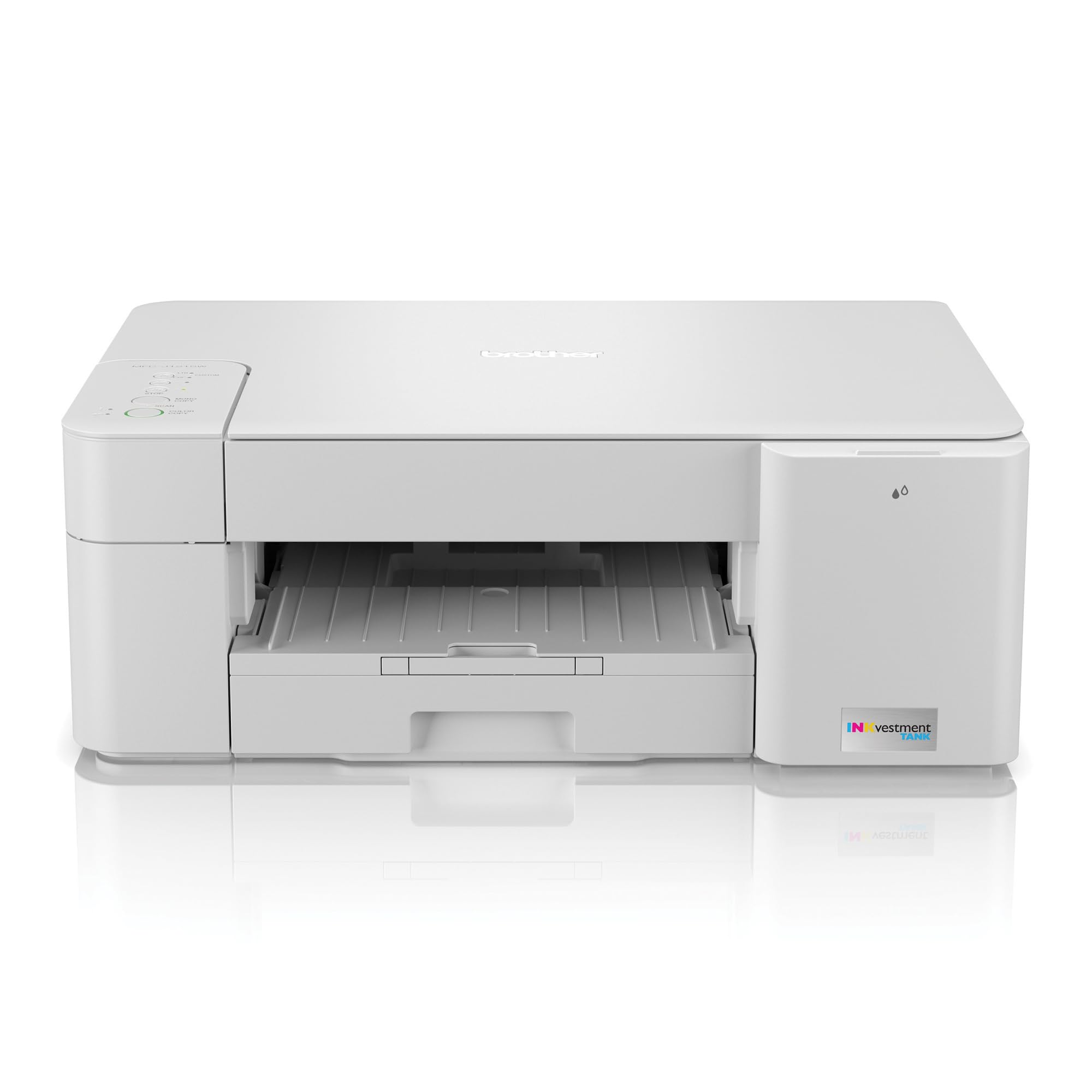Brother MFC-J1215W INKvestment Tank Wireless All-in-One Color Inkjet Printer - High Yield, 1-Year Supply in Box (Renewed Premium) for Home Office & Small Business Printing, Scanning, Copying & Faxing