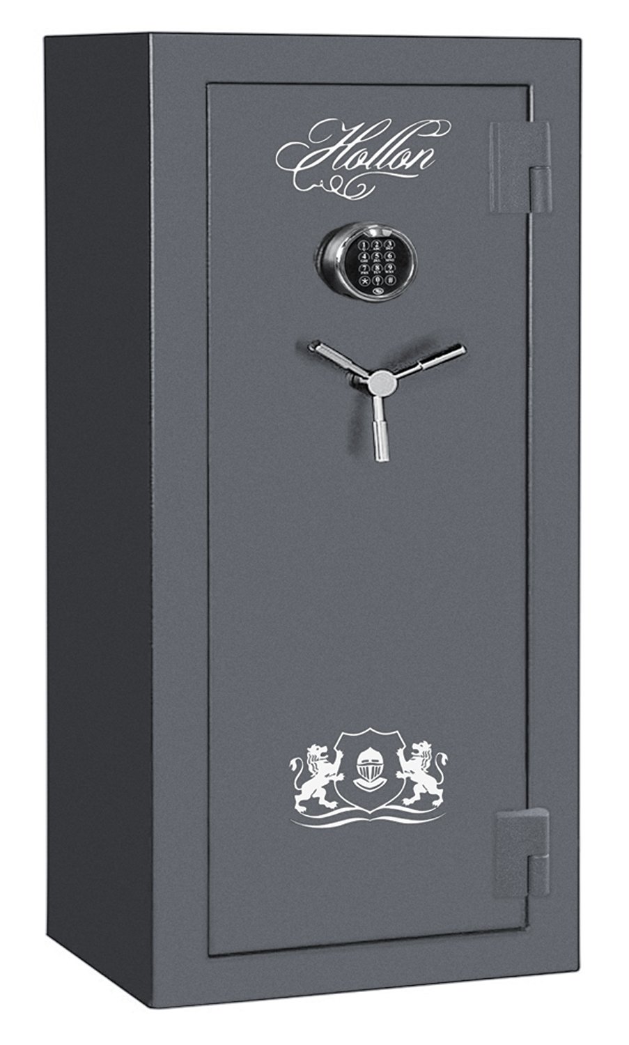 Hollon CS 12E Crescent Shield Series Gun Safe - Fireproof & Secure Handgun Storage for Home & Office Protection