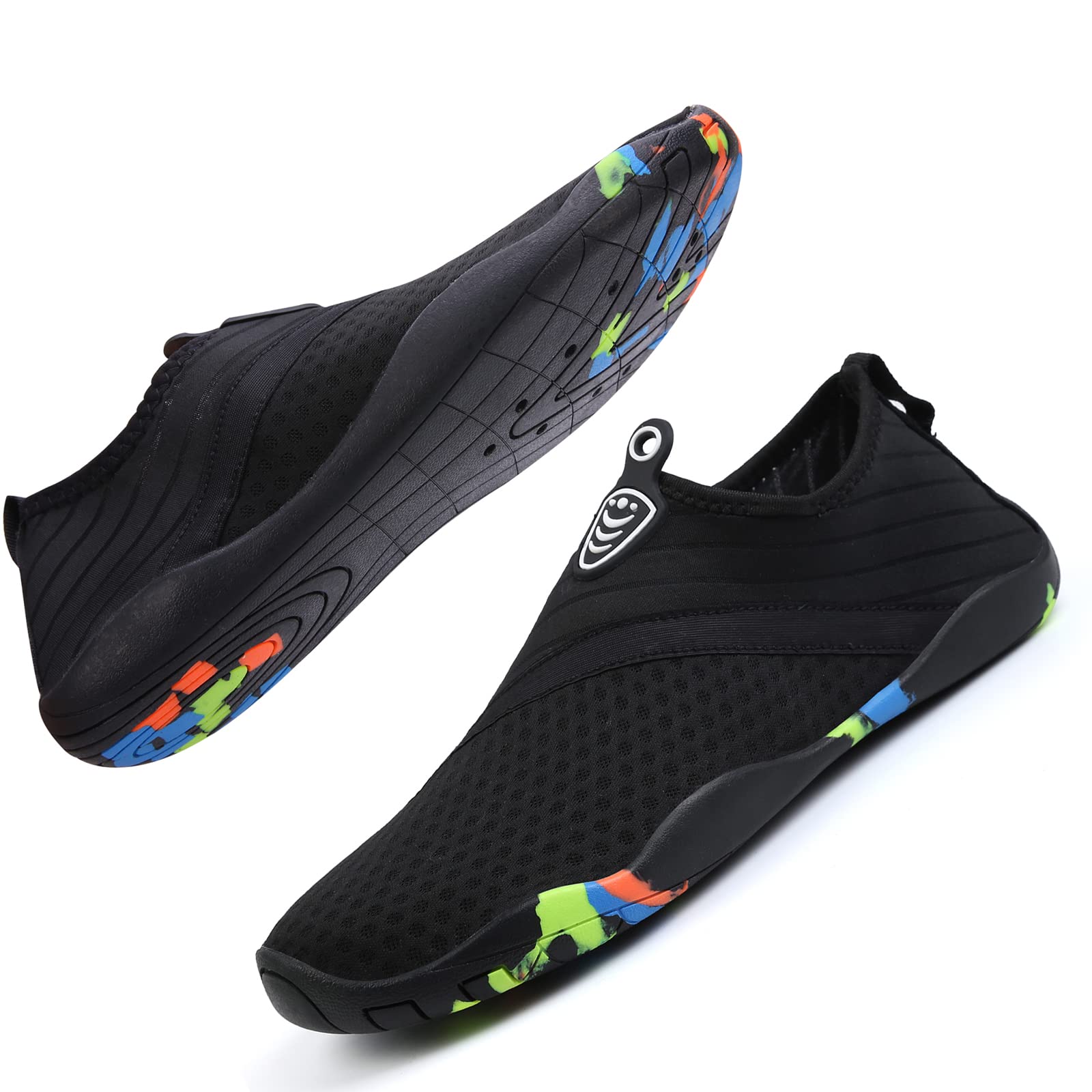 Lightweight Water Shoes for Men & Women - Quick Dry Aqua Socks for Swimming, Surfing, Diving & Yoga - Barefoot Pool Shoes for Beach, Water Sports & Outdoor Activities