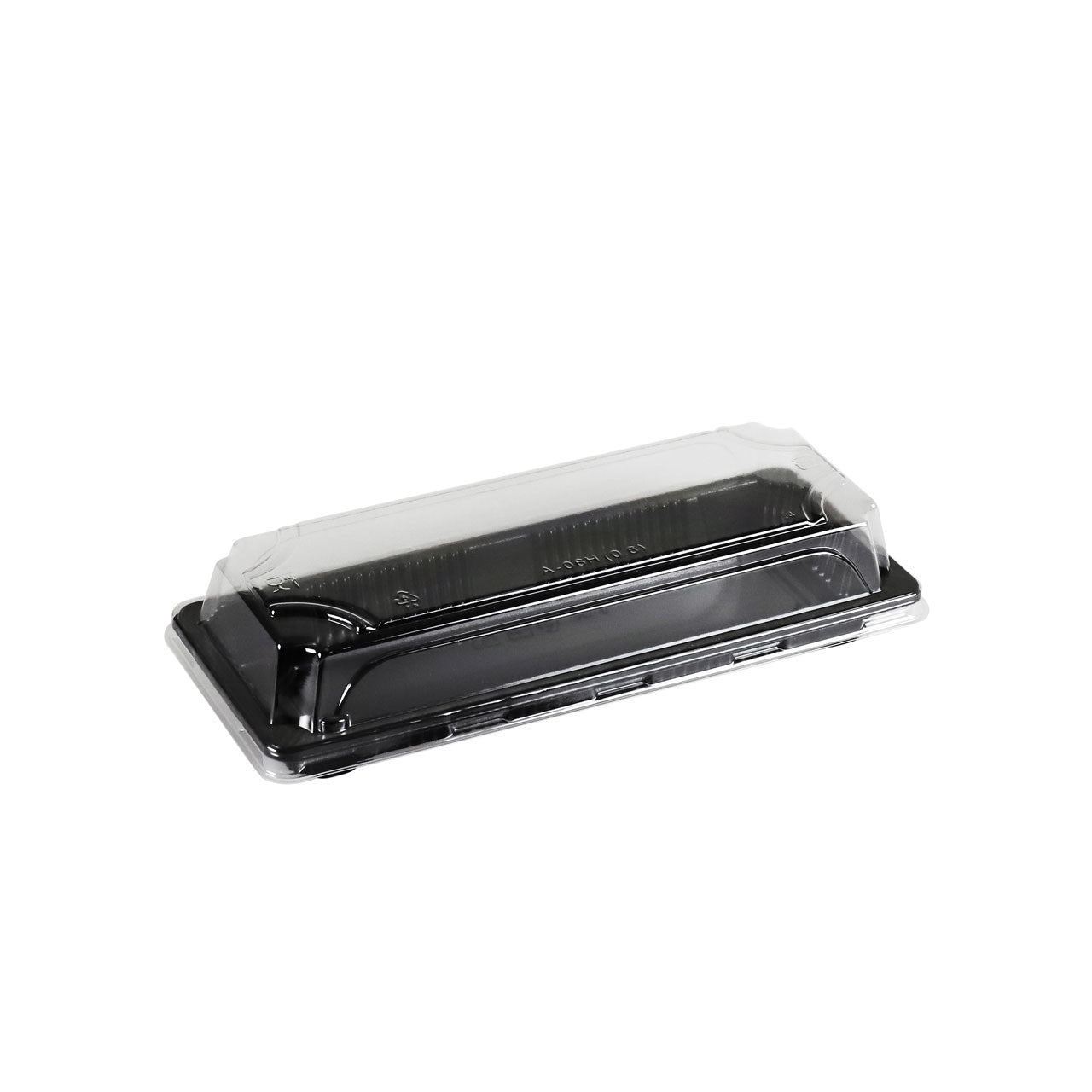 Premium Black Takeout Sushi Tray - 8.7