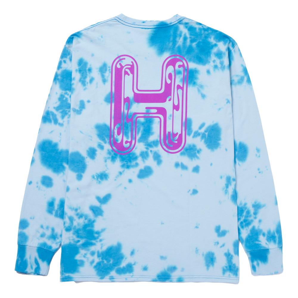 HUF Common H Long Sleeve T-Shirt - Blue | Men's Streetwear Fashion for Casual Wear & Urban Style
