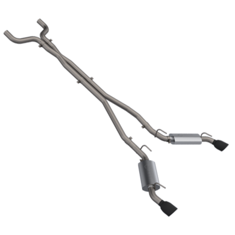 2010-2013 Chevrolet Camaro SS 6.2L QTP AR3 Cat Back Exhaust System with Black Tips - Performance Upgrade for Street Racing & Car Shows