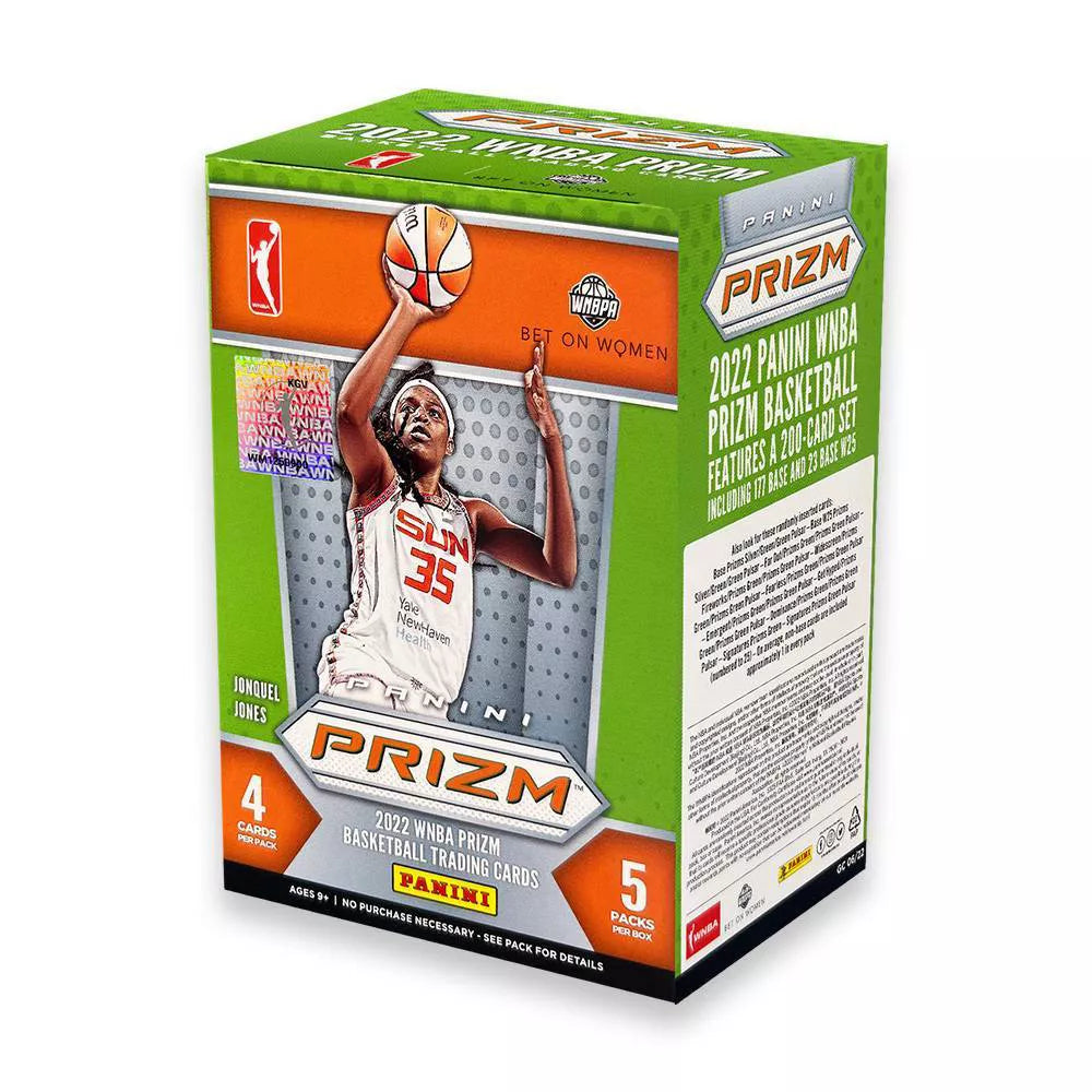 2022 Panini Prizm WNBA Basketball Blaster Box - 20 Box Case | Collectible Trading Cards for Basketball Fans & Sports Memorabilia Enthusiasts | Perfect for Gifts, Investments, and Game Day Excitement