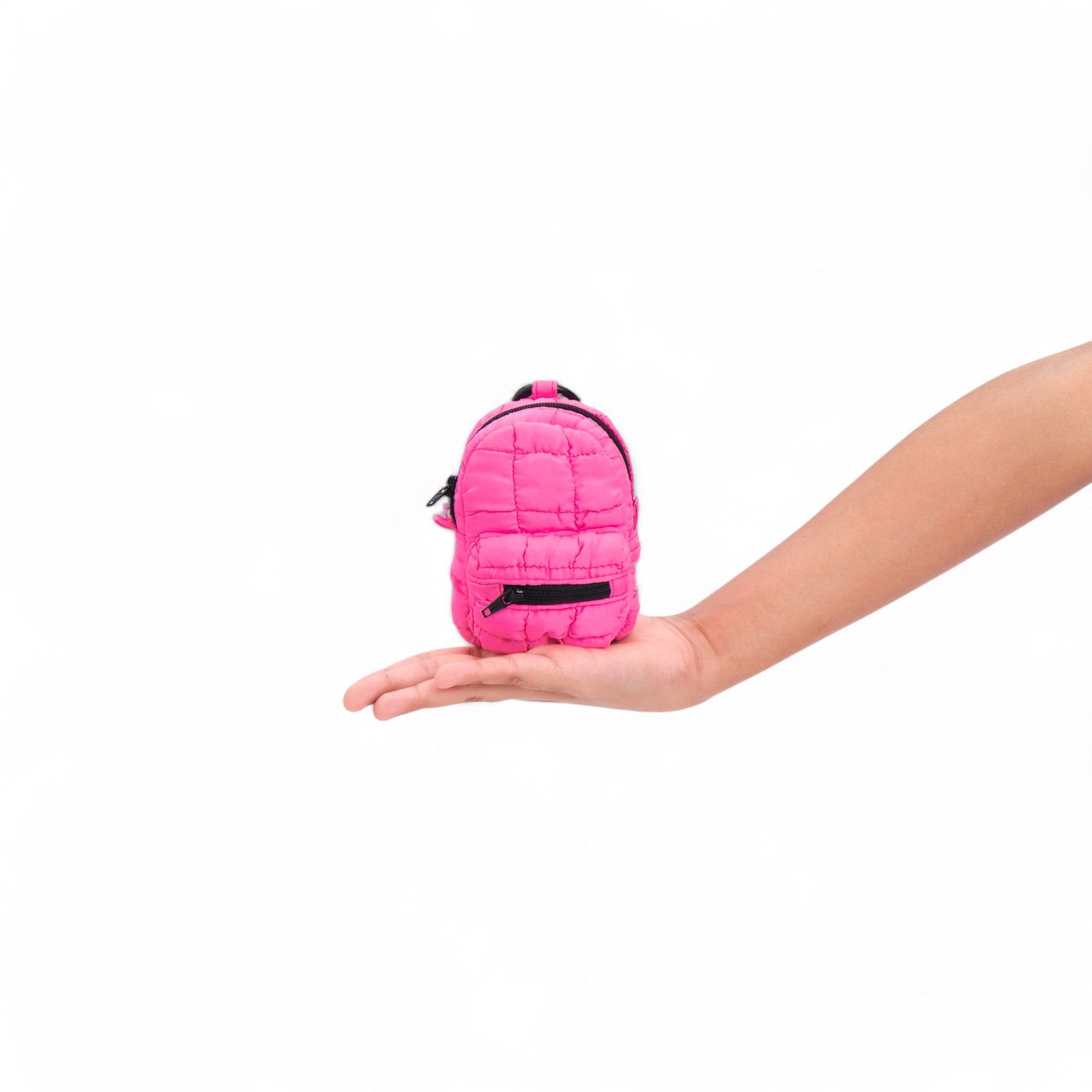 Cute Mini Boba Keychain Backpack for Girls - Hot Pink Bubble Tea Themed Purse, Perfect for School, Travel & Kawaii Fashion Accessories