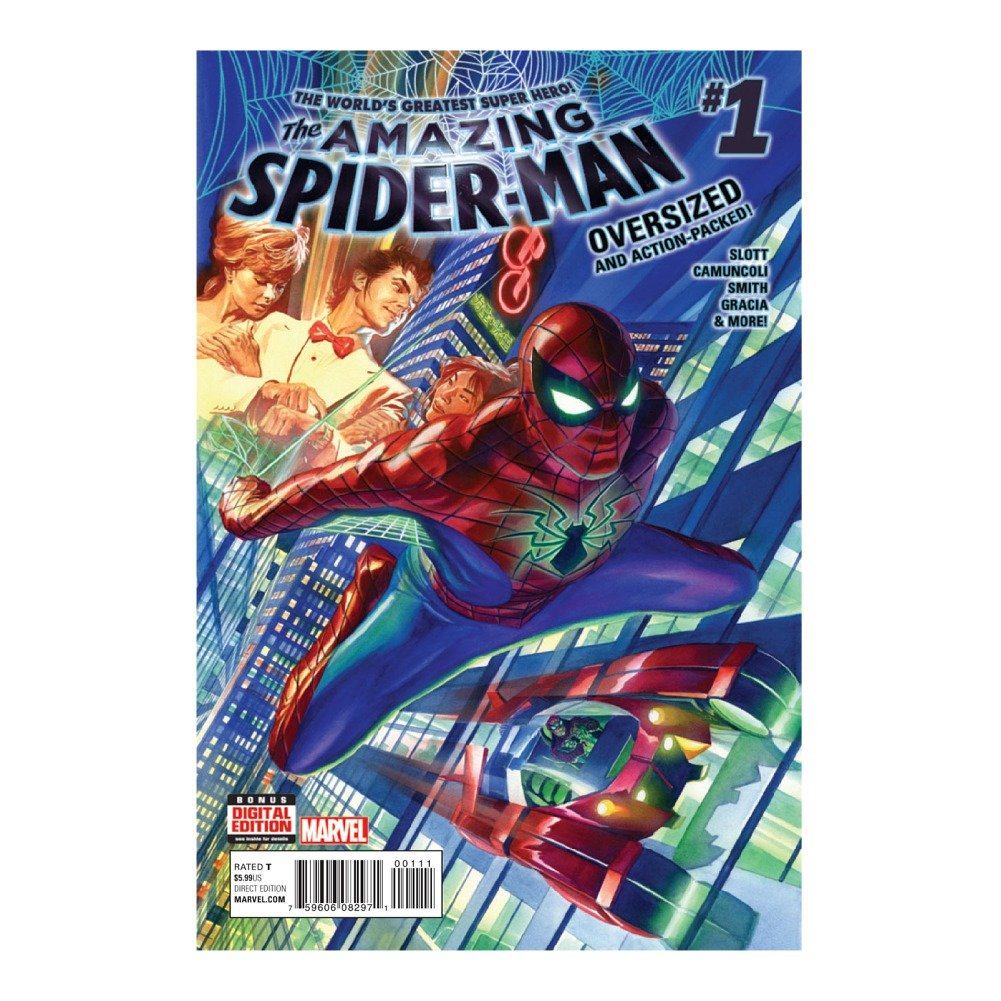 The Amazing Spider-Man Comic Book Issue #1 - Marvel Collectible Edition | Perfect for Superhero Fans & Comic Collectors | Great for Gifts, Displays & Nostalgic Reading
