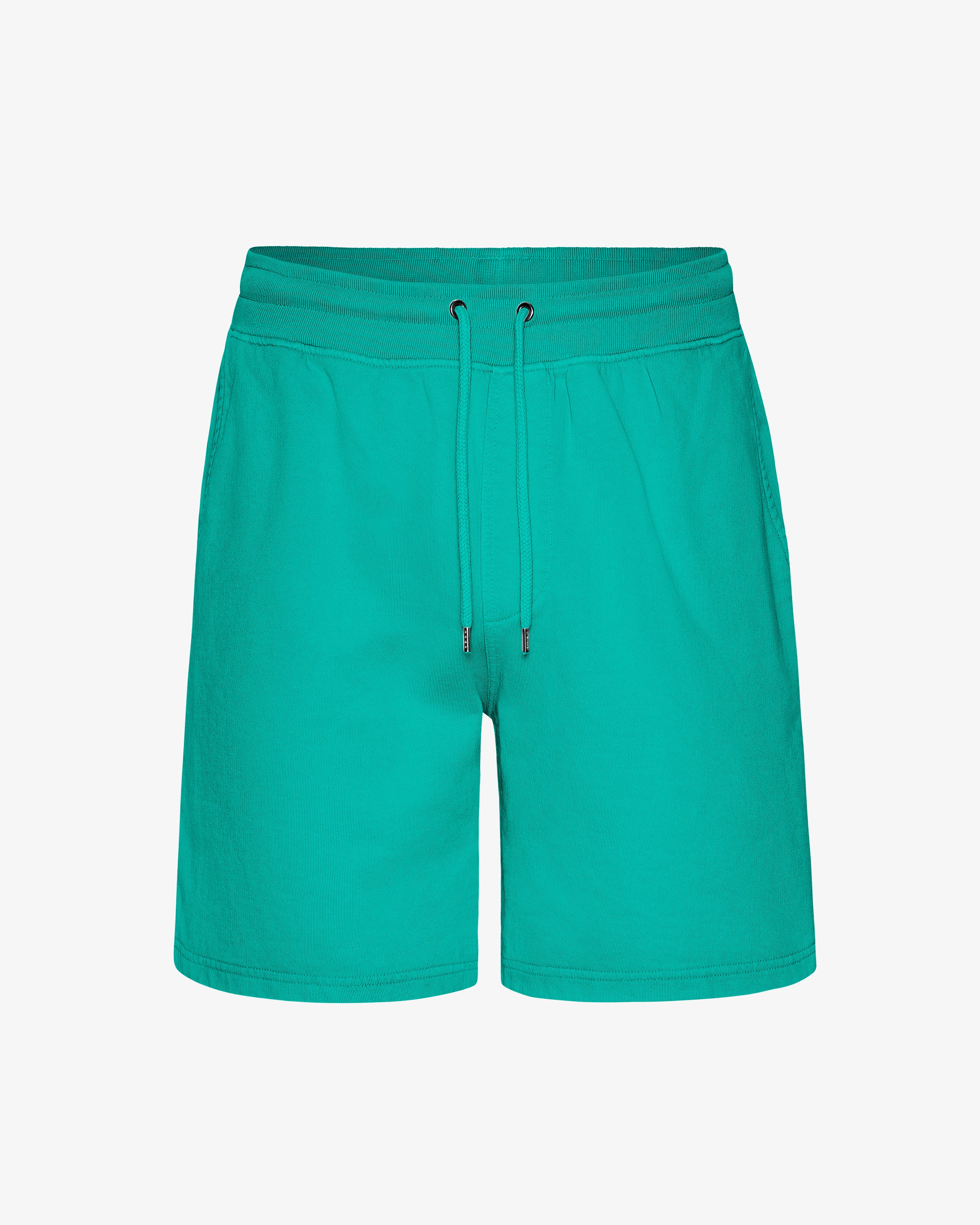 Classic Organic Sweatshorts for Men & Women - Comfortable Cotton Blend Lounge Shorts with Elastic Waistband - Perfect for Yoga, Beach, and Summer Vacation - Tropical Sea Print Design