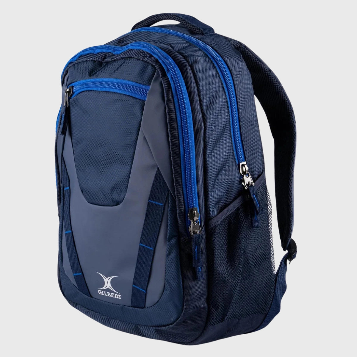 Gilbert Club V4 Rugby Backpack - Durable Navy & Royal Sports Bag for Training, Matches & Travel | Perfect for Rugby Players & Fans