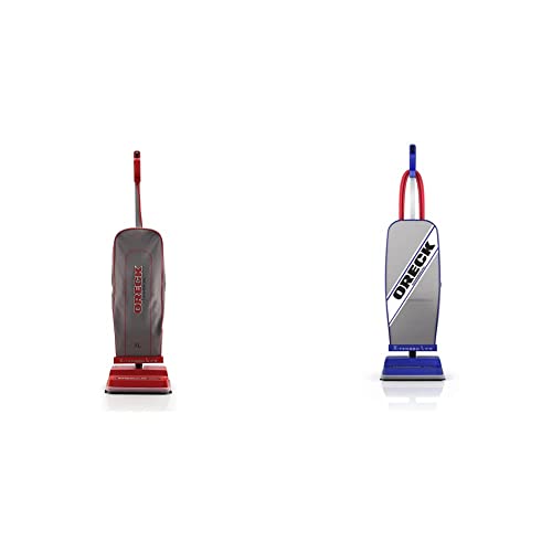 Oreck U2000RB-1 Commercial Upright Vacuum Cleaner - Professional Grade, 9 lbs, 35-Foot Cord for Offices, Hotels & Large Spaces | ORECK XL2100RHS Bagged Vacuum - Heavy Duty Cleaning for Carpets & Hard Floors
