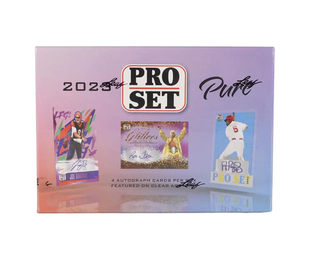 2023 Pro Set Pure Multi Sport Hobby Box - Collectible Trading Cards for Baseball, Football & Basketball - Perfect for Sports Fans, Collectors & Gift Giving