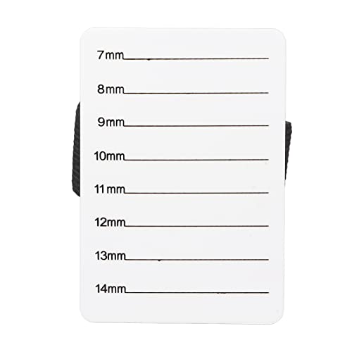 Professional 7-14mm Plastic Eyelash Extension Hand Palette with Wrist Strap - Durable Impact-Resistant Lash Tray for Beginners & Salon Use - Perfect for Eyelash Extensions, Volume Lashes & Lash Lifting