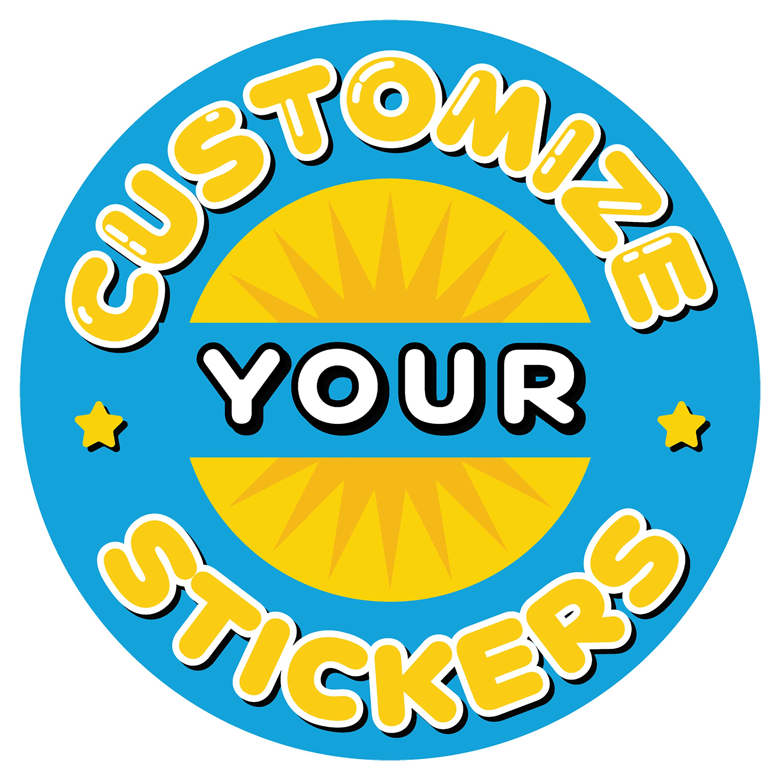 Custom Business Logo Stickers - Waterproof & Scratch-Resistant Laminated Labels (4