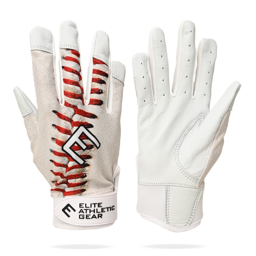 Premium Baseball Batting Gloves with Lace Closure - Breathable & Grip-Enhanced for Hitting Practice & Games - Ideal for Baseball, Softball & Training Sessions