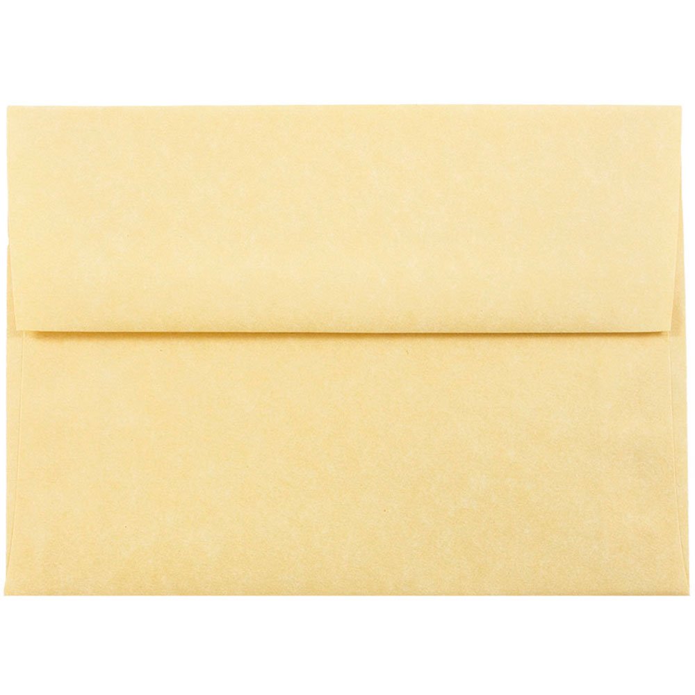 JAM PAPER A6 Parchment Invitation Envelopes 4.75x6.5