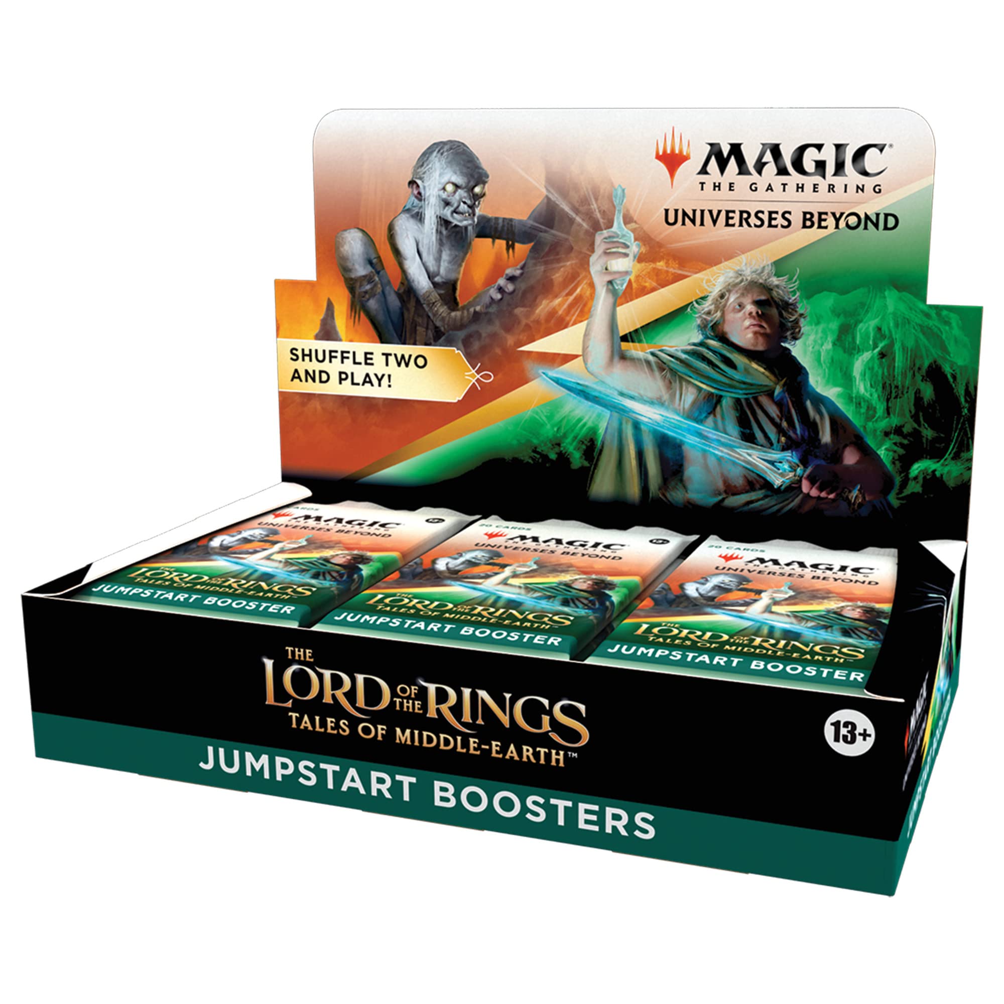 Magic: The Gathering The Lord of The Rings: Tales of Middle-Earth Jumpstart Booster Box (18 Packs) - 2-Player Collectible Card Game for Fantasy Adventure & Strategy Battles - Perfect for Game Nights and LOTR Fans