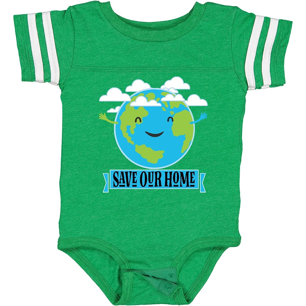 Earth Day Save Our Home Baby Bodysuit - Eco-Friendly Organic Cotton Infant Onesie for Boys & Girls - Perfect for Earth Day Celebrations, Environmental Awareness Events & Daily Wear