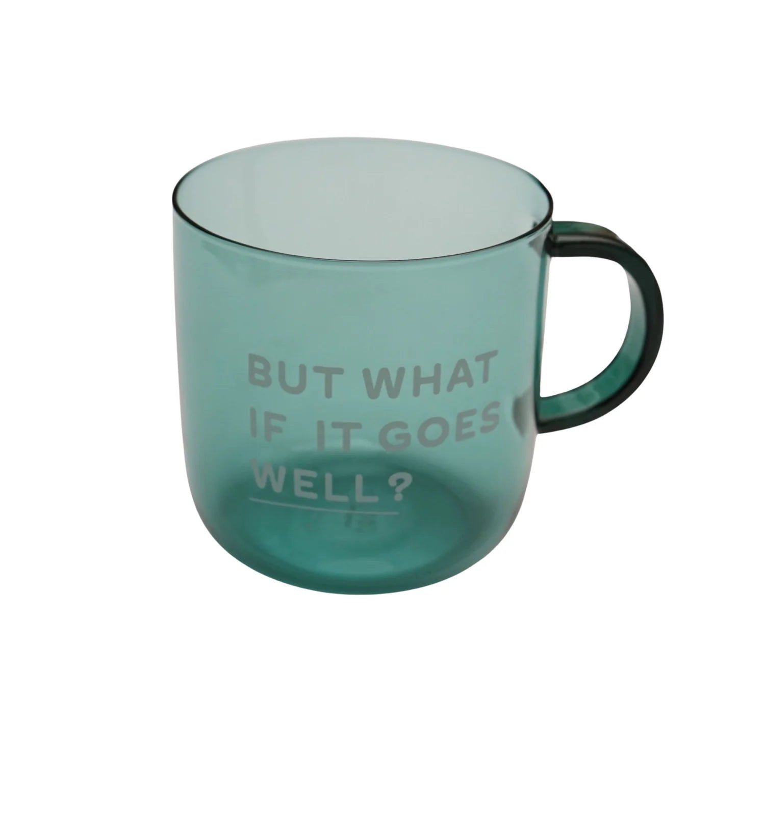 Funny Motivational Coffee Mug - 'But What If It Goes Well' Inspirational Quote Ceramic Mug for Office, Home & Gifts - Perfect for Coffee, Tea & Hot Drinks