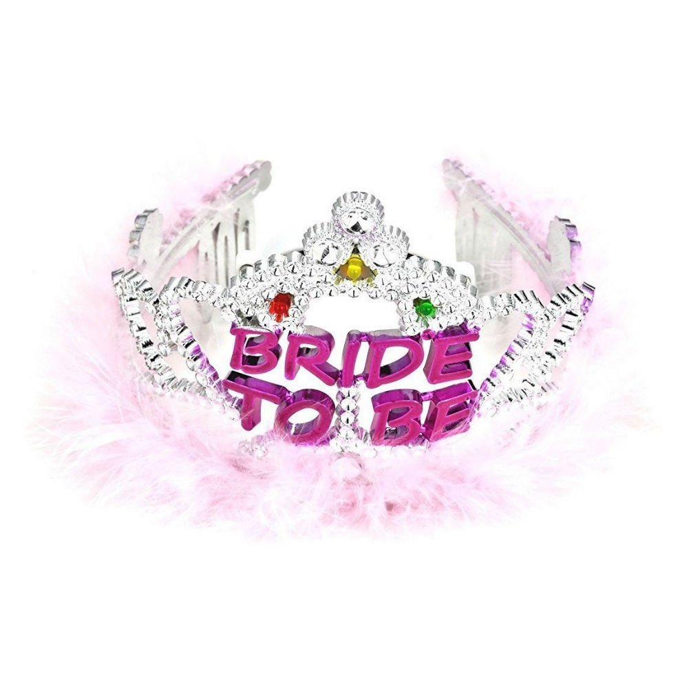 Flashing Bride Tiara - Wedding Party Accessory for Bachelorette
