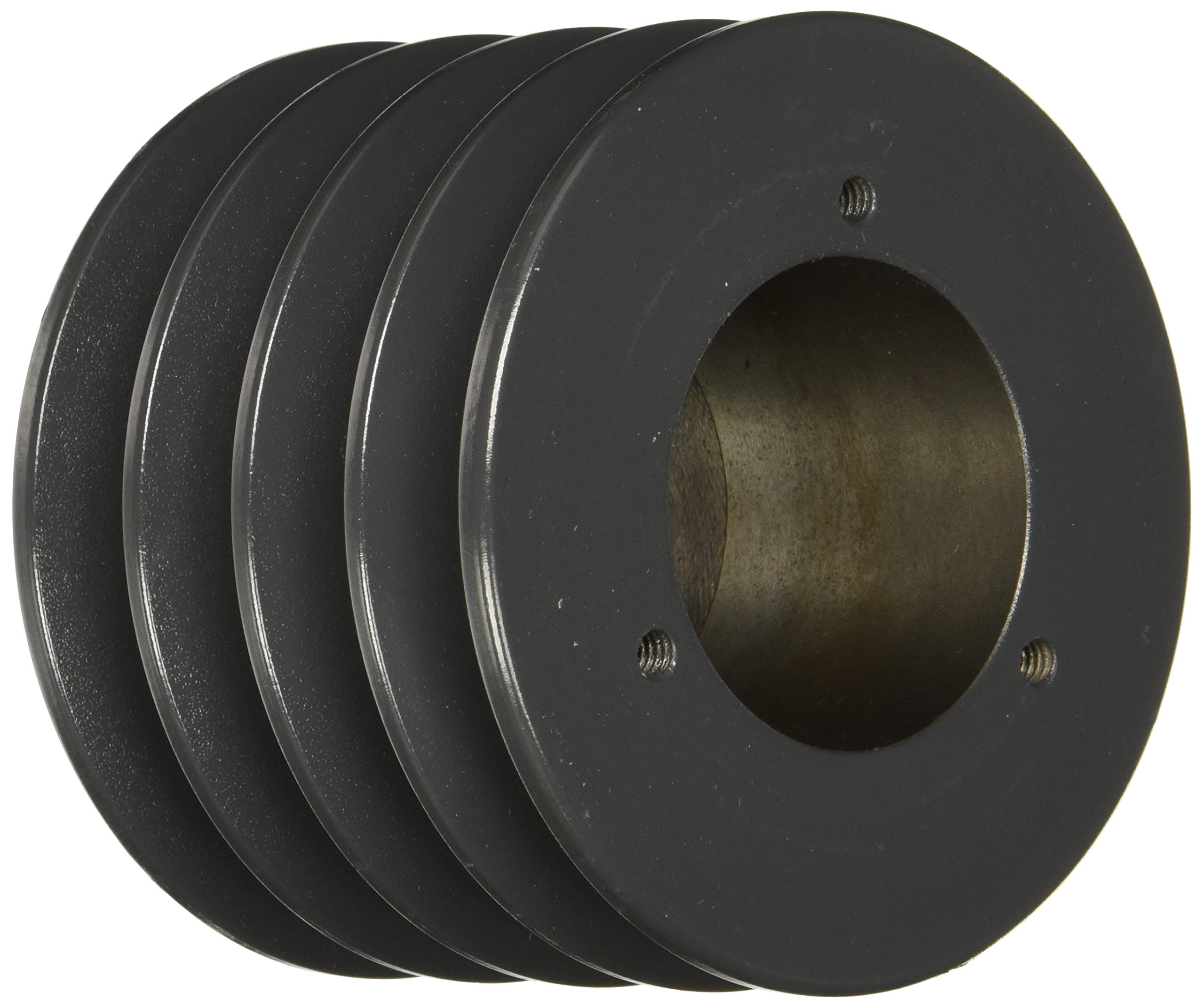 4B40SD Q-D Sheave - Cast Iron 4 Groove Pulley for A or B Belts with SD Bushing - Ideal for Industrial Machinery, HVAC Systems, and Agricultural Equipment