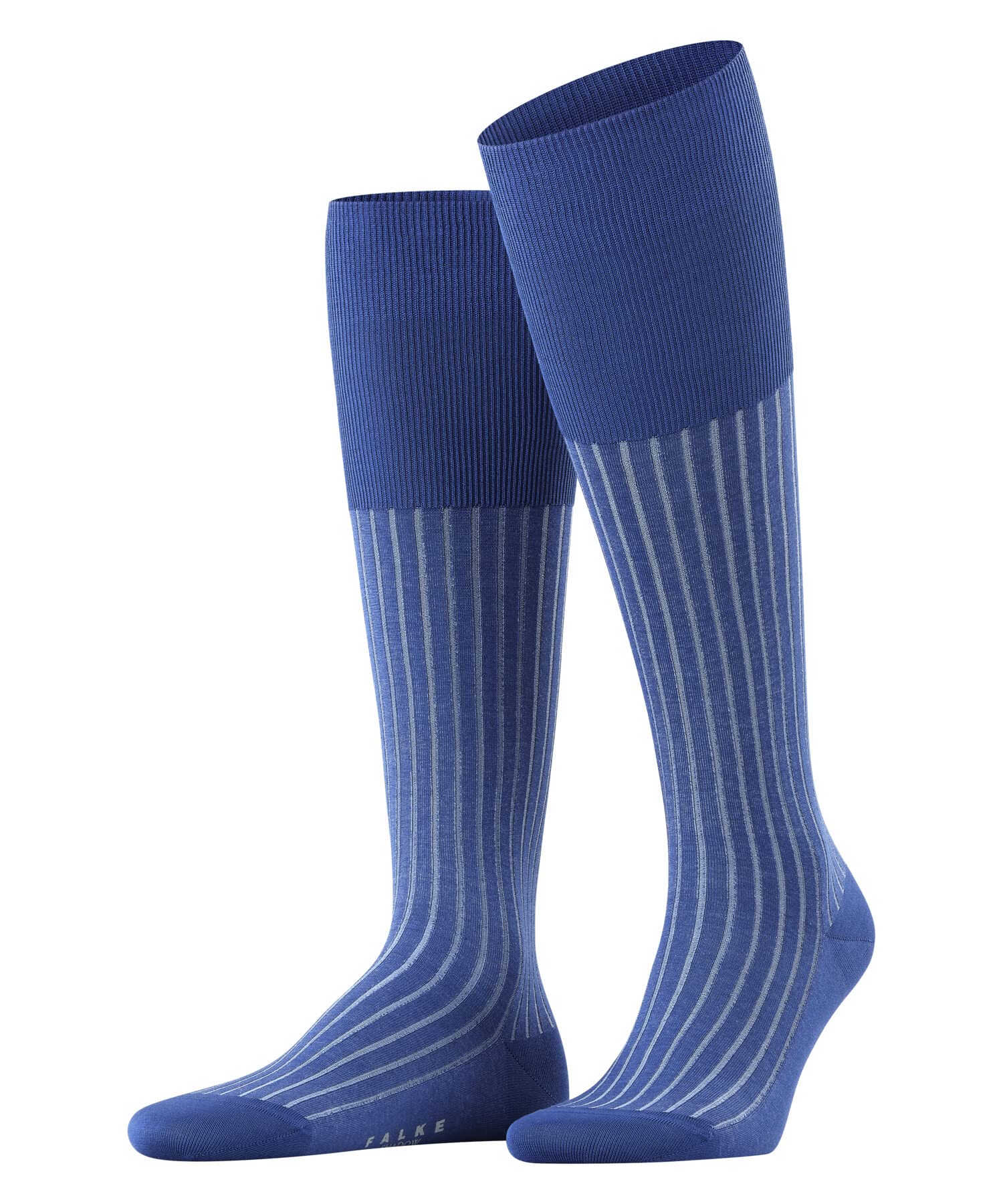Falke Men's Shadow Knee High Socks - Paris Blue | Comfortable & Durable Compression Socks for Running, Hiking & Everyday Wear
