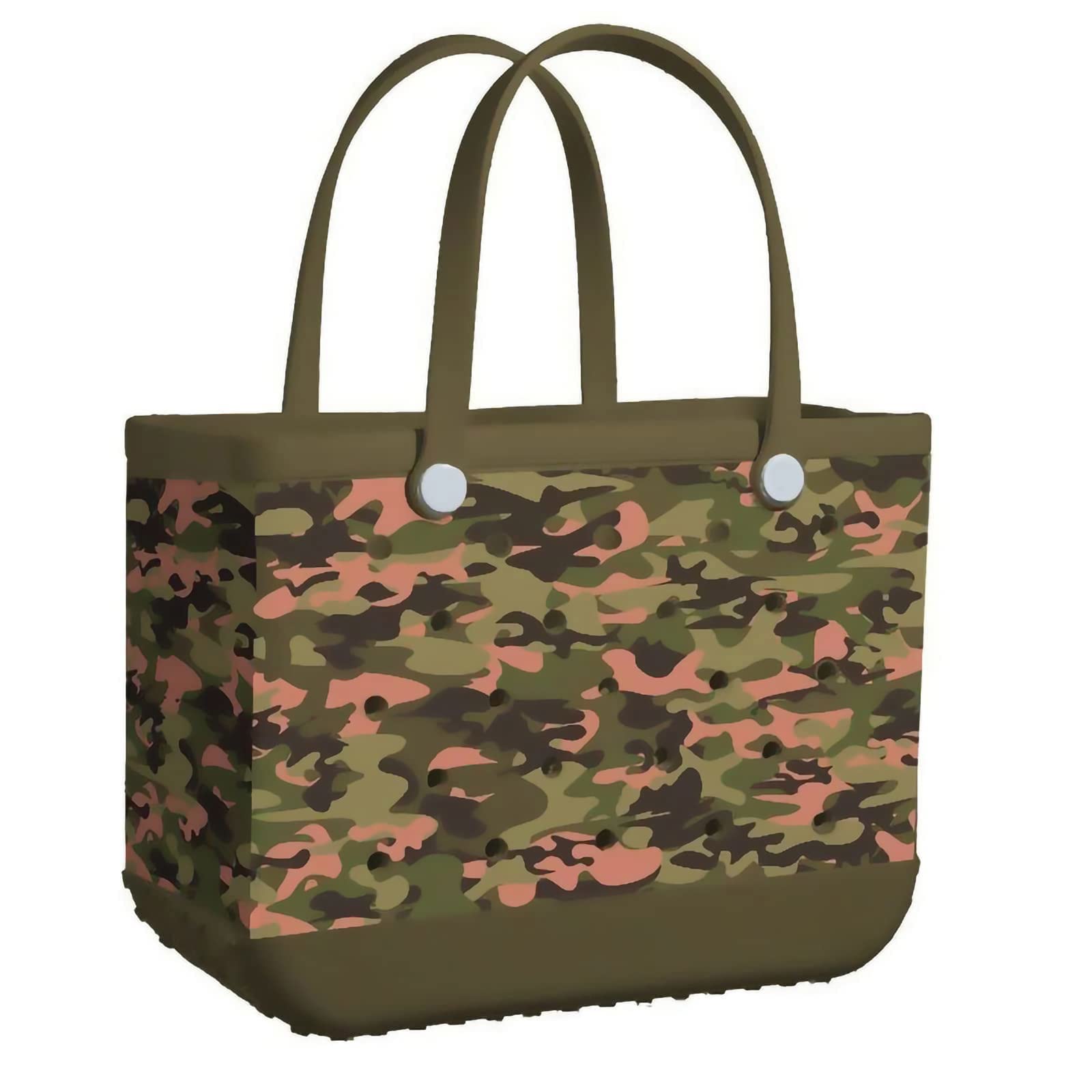 Waterproof Oversized EVA Beach Bag - Sandproof & Washable Tote for Travel, Sports, Market - Perfect for Beach Days, Poolside Lounging & Outdoor Adventures