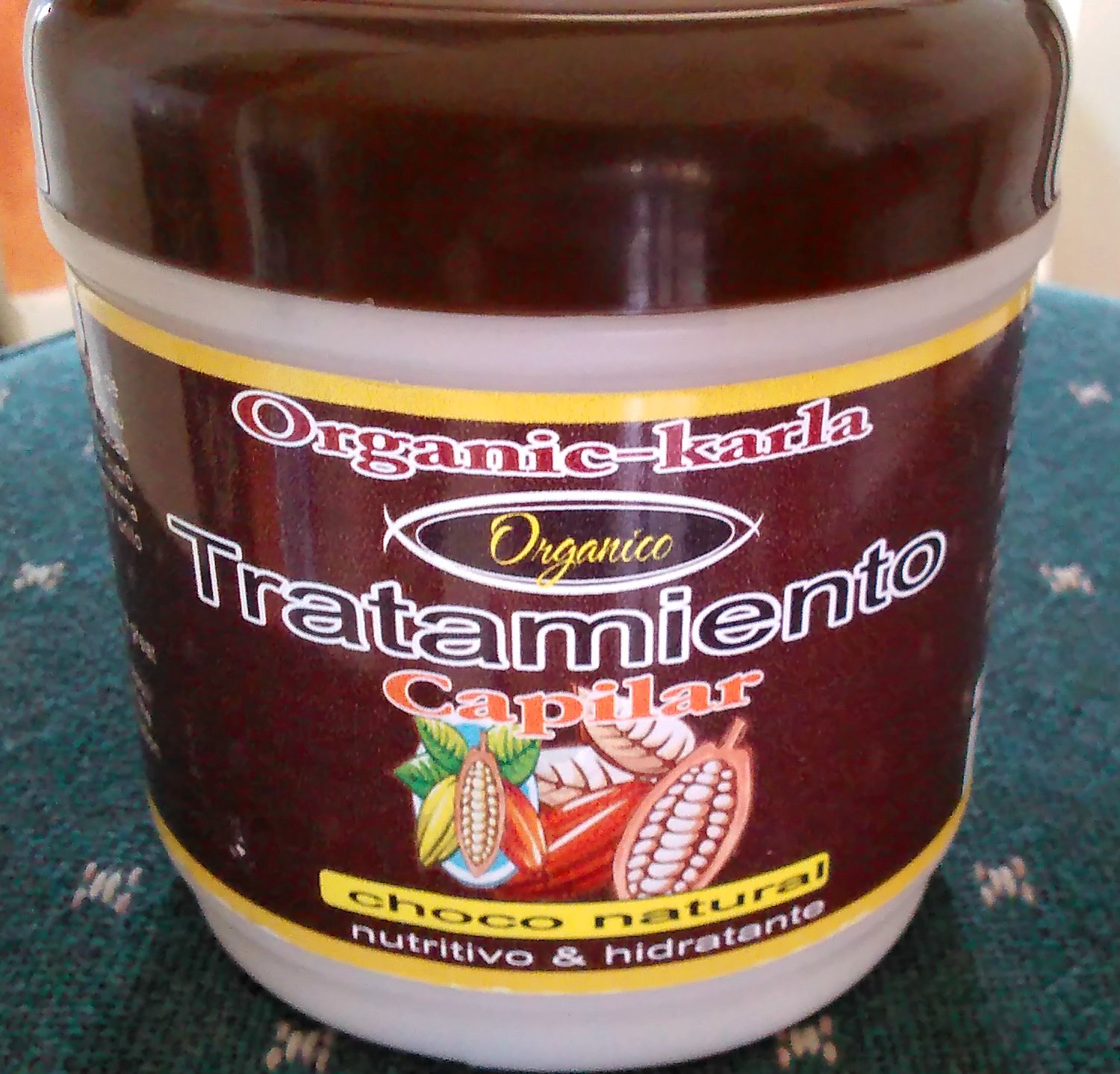 Karla Dominican Cosmetics Cocoa Hair Treatment - Deep Conditioning for Dry, Damaged & Curly Hair | At-Home Hair Mask for Shine & Softness