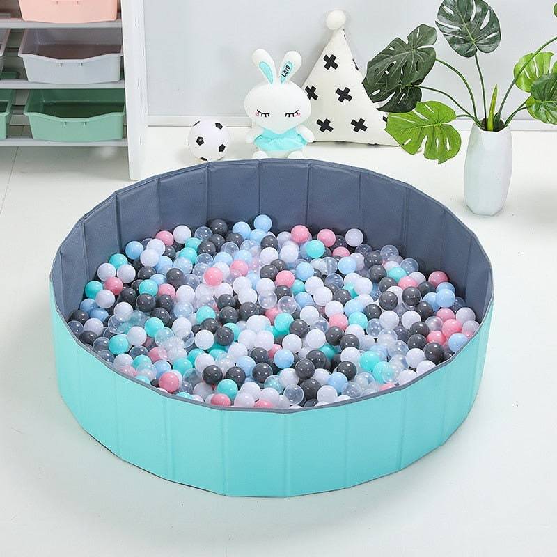 Foldable Dry Pool & Ball Pit for Kids - Portable Indoor/Outdoor Playpen for Toddlers & Infants - Perfect for Playtime, Parties, and Sensory Development Activities