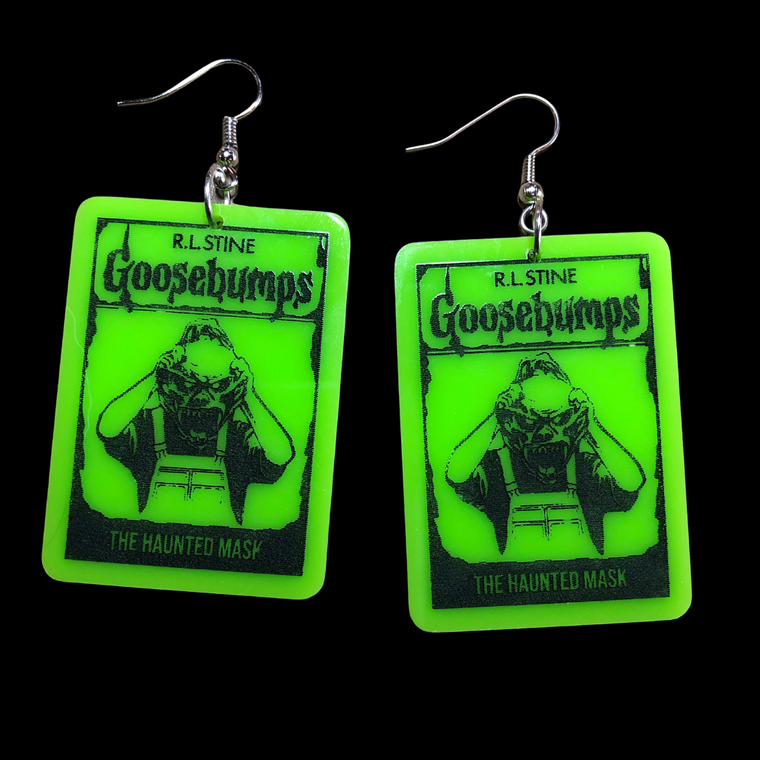 Spooky Goosebumps Dangle Earrings for Women - Halloween Jewelry Gift for Horror Fans | Perfect for Costume Parties & Themed Events