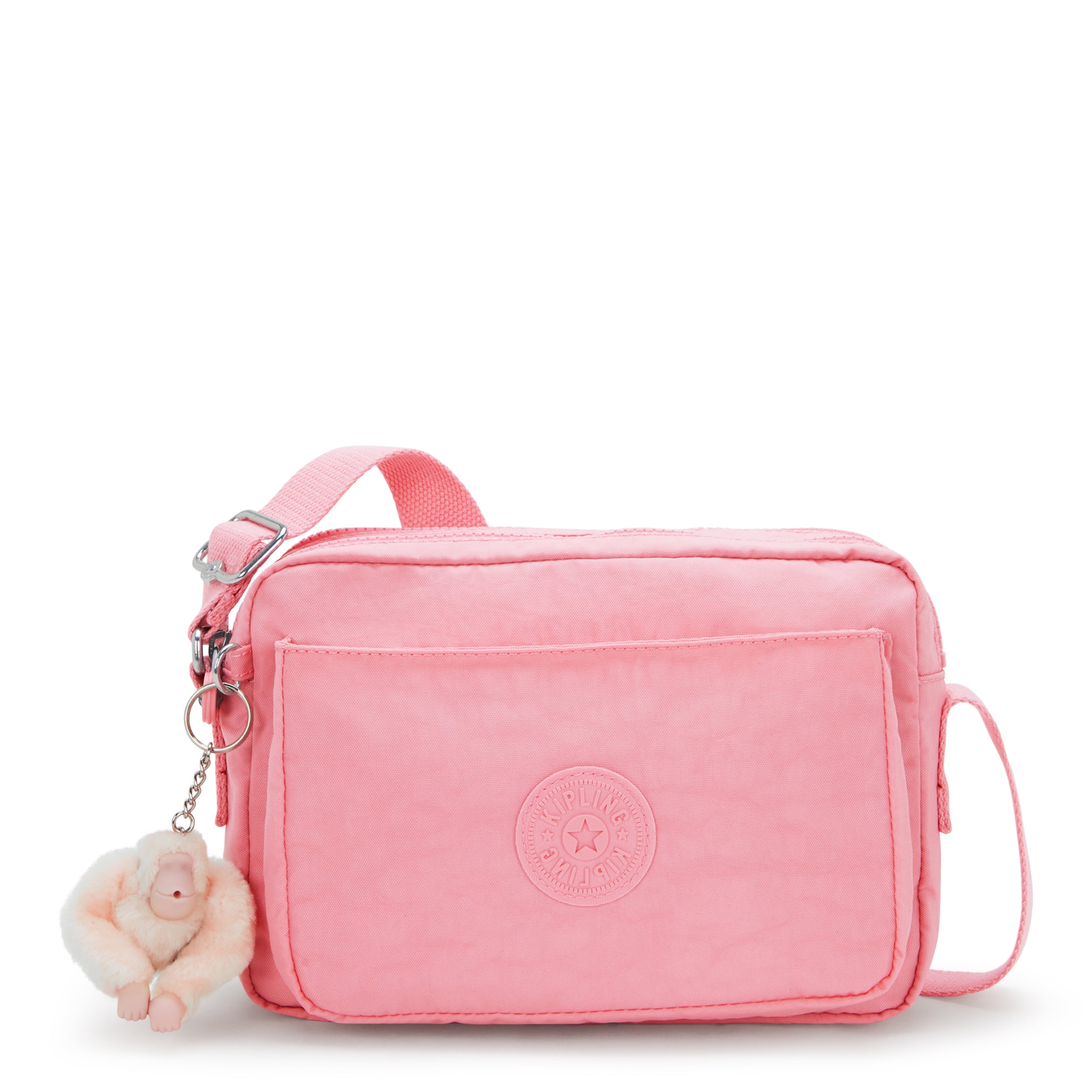Kipling Abanu Medium Crossbody Bag - Stylish & Lightweight Shoulder Bag for Women, Perfect for Travel, Work & Everyday Use | Enjoyable Blush Pink Color