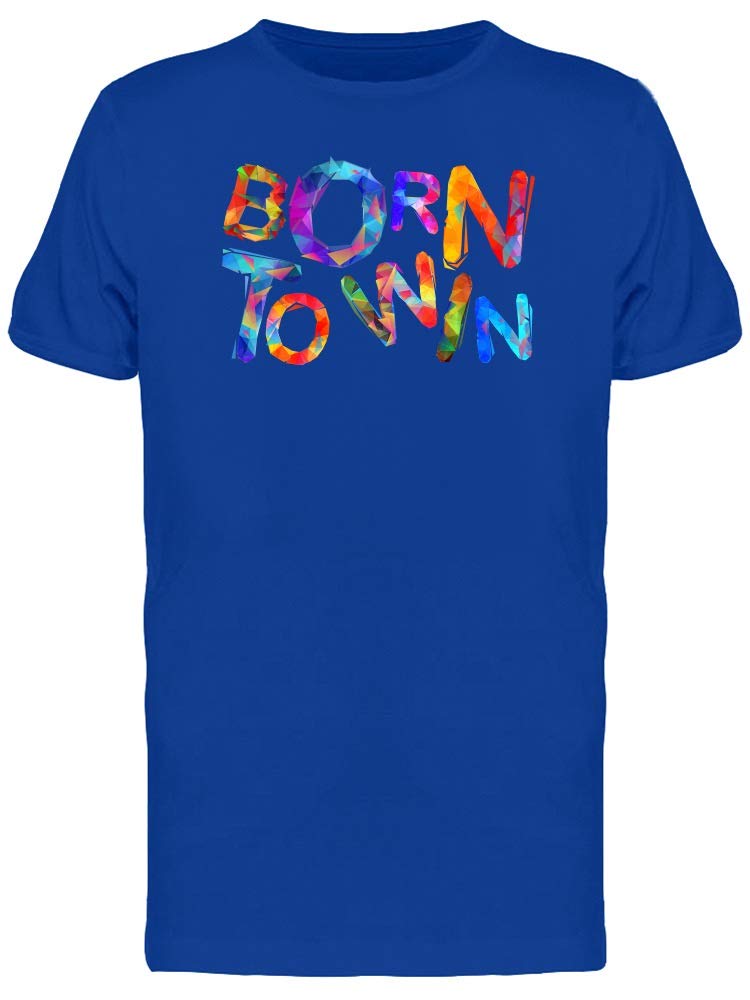 Born to Win Splash Paint Graphic T-Shirt for Men - Casual Streetwear Style for Everyday Wear & Urban Fashion