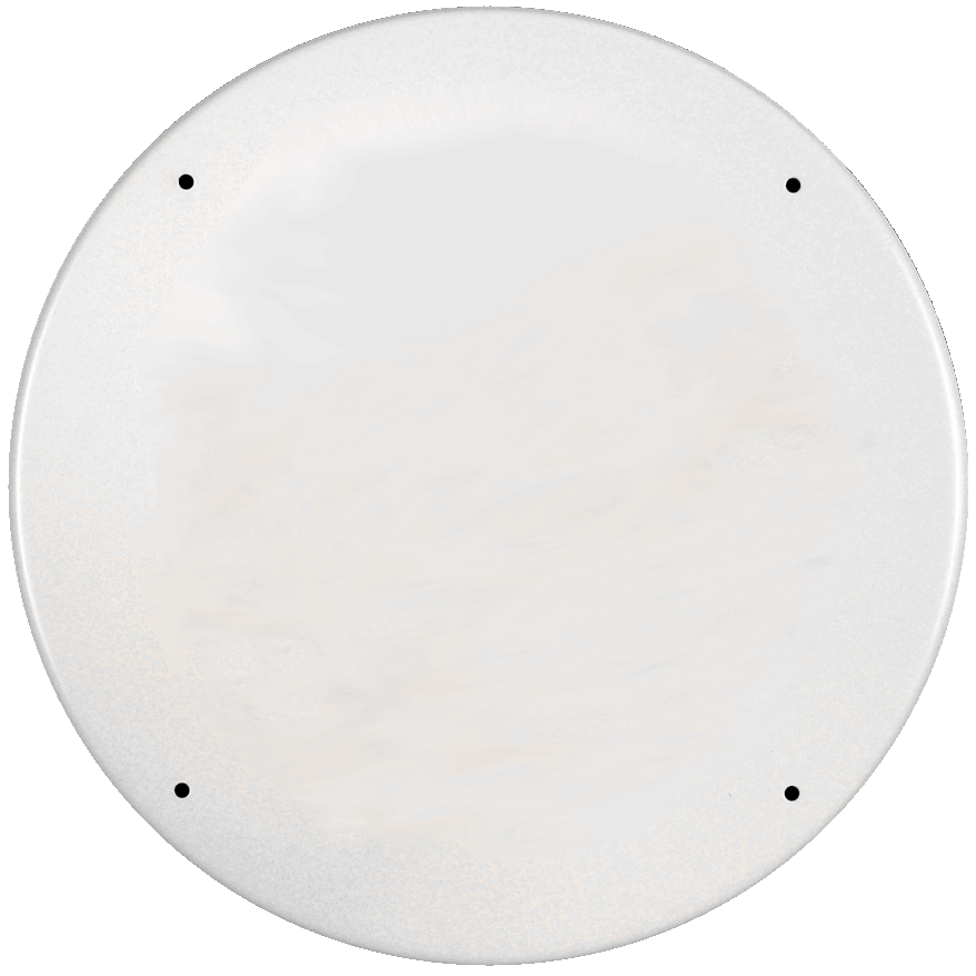 McBride MC11NP White Ceiling Cover Plate - Durable Electrical Cover for Light Fixtures & Ceiling Fans - Perfect for Home, Office & Commercial Use