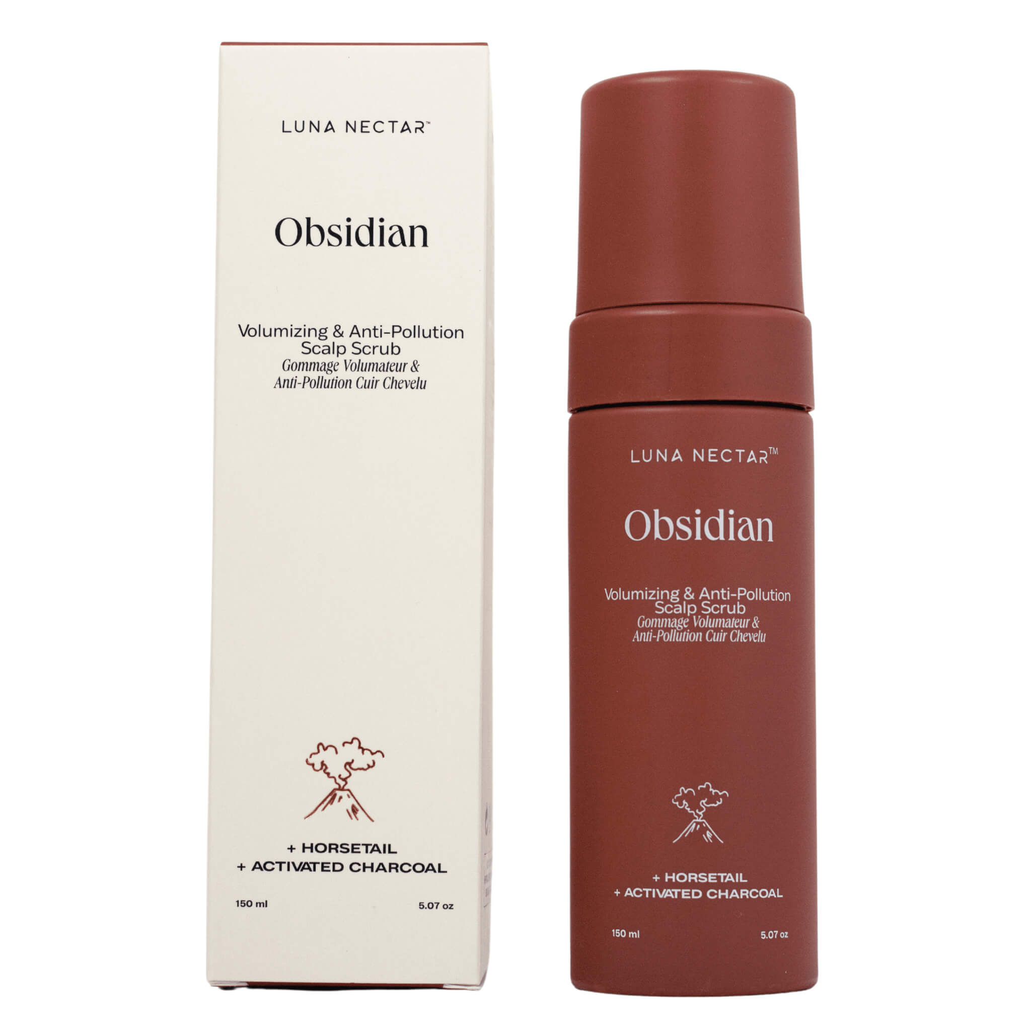 Obsidian Volumizing & Anti-Pollution Scalp Scrub - Deep Cleansing Exfoliator for Hair Growth & Detox - Perfect for Daily Scalp Care & Thicker Hair