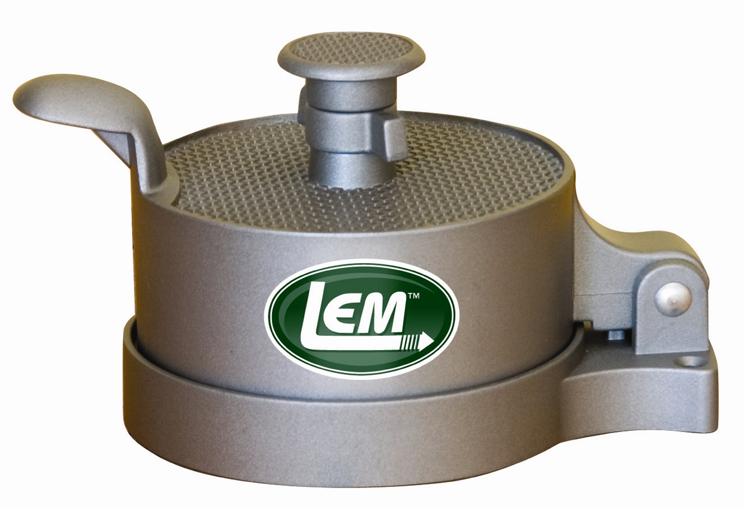 LEM Products Heavy-Duty Aluminum Adjustable Burger Press - Non-Stick Patty Maker for Perfect Homemade Burgers, BBQ, and Restaurant-Style Patties