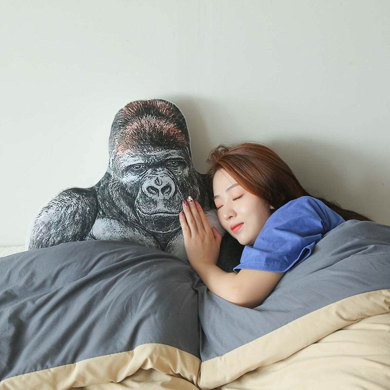 Soft Gorilla Body Pillow Plushie - Cute & Huggable Stuffed Animal for Kids & Adults | Perfect for Cuddling, Home Decor, and Gifts